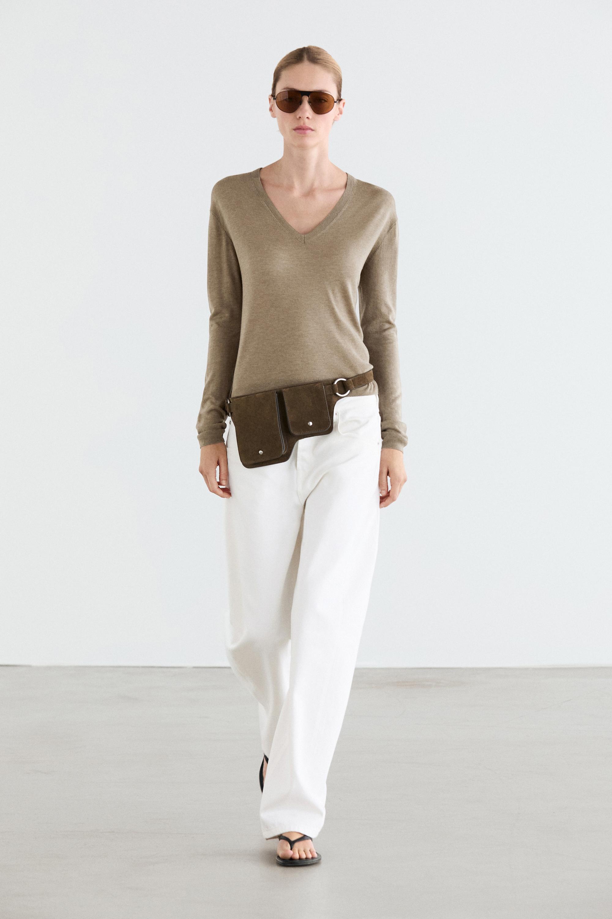 Pull en laine et soie