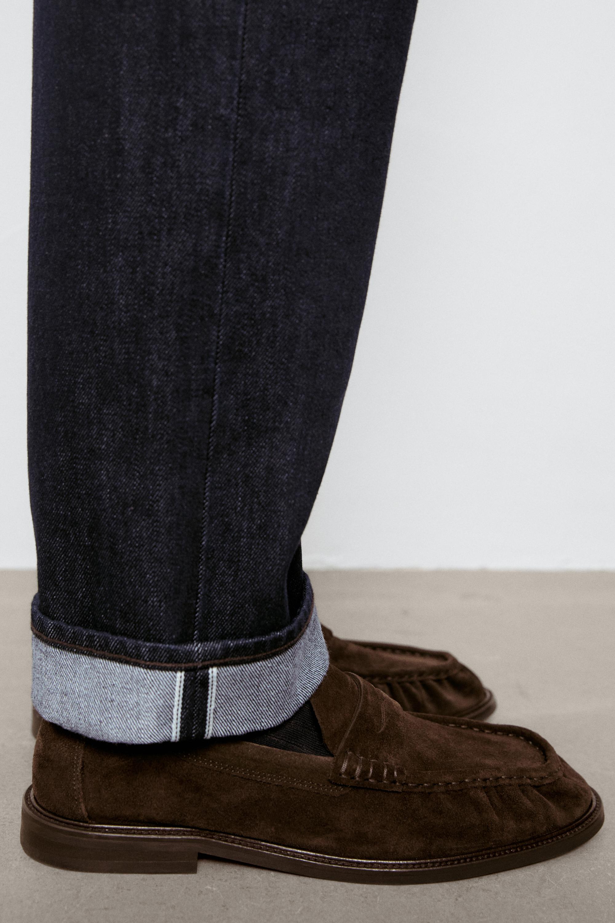 Selvedge fit jeans — NAVY BLUE