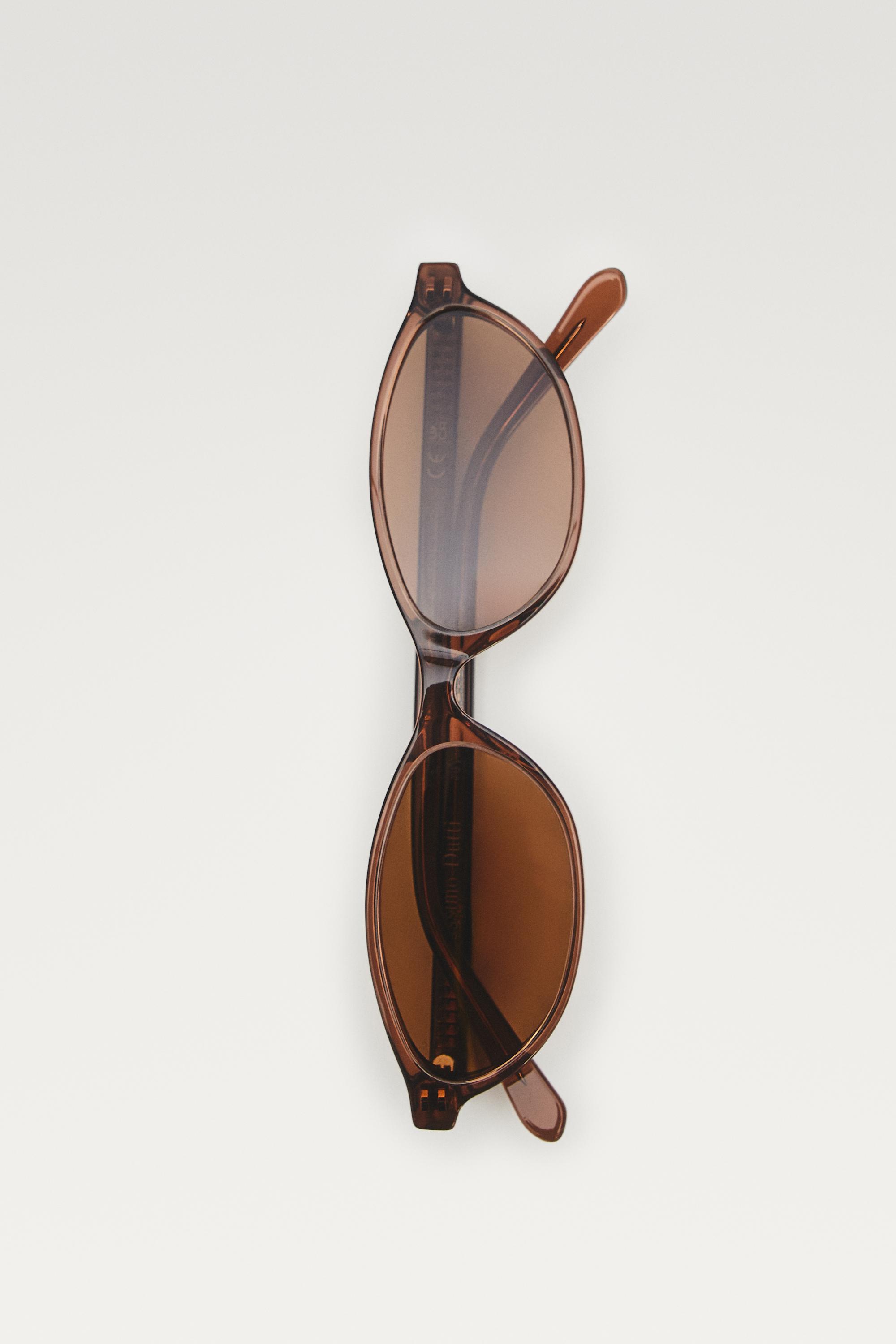 Oval sunglasses — Caramel
