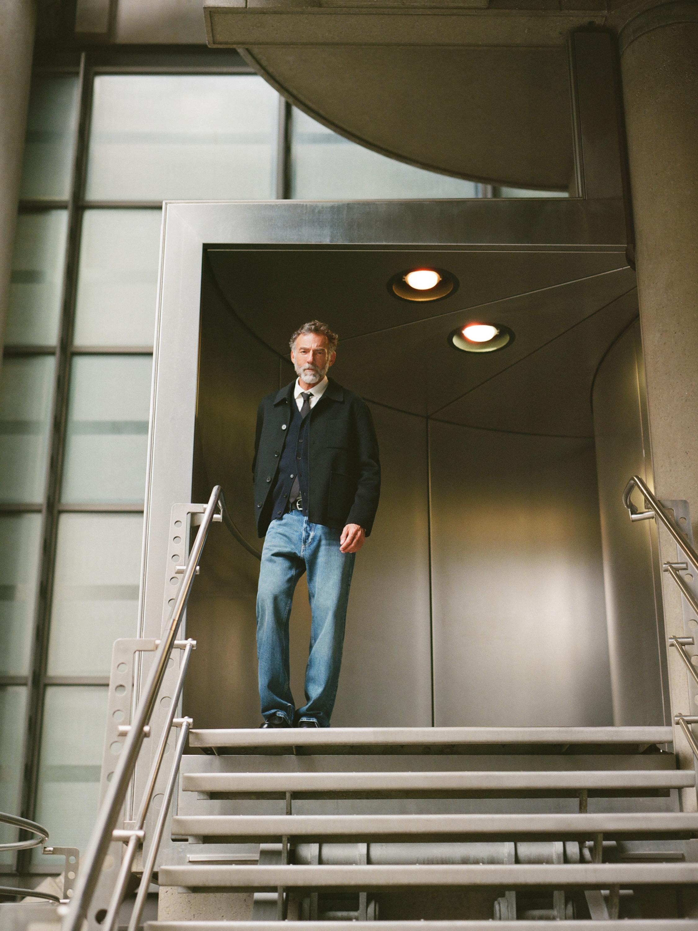 Wool overshirt with double pockets