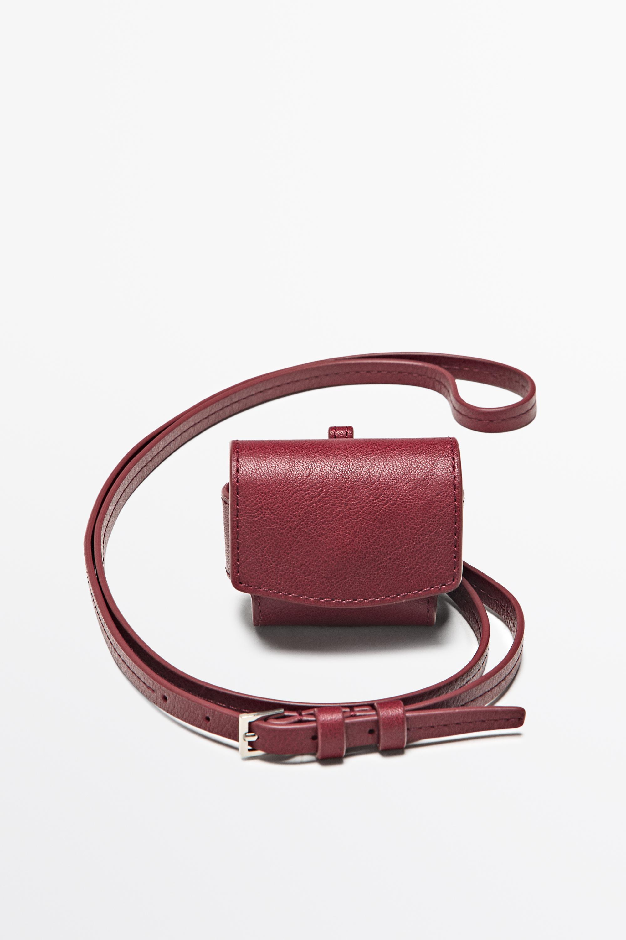 Funda para AirPods de piel napa