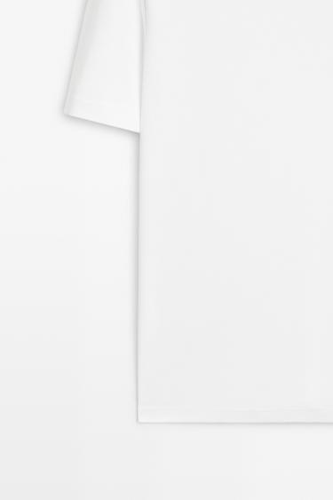 Short sleeve seam detail T-shirt — WHITE 7