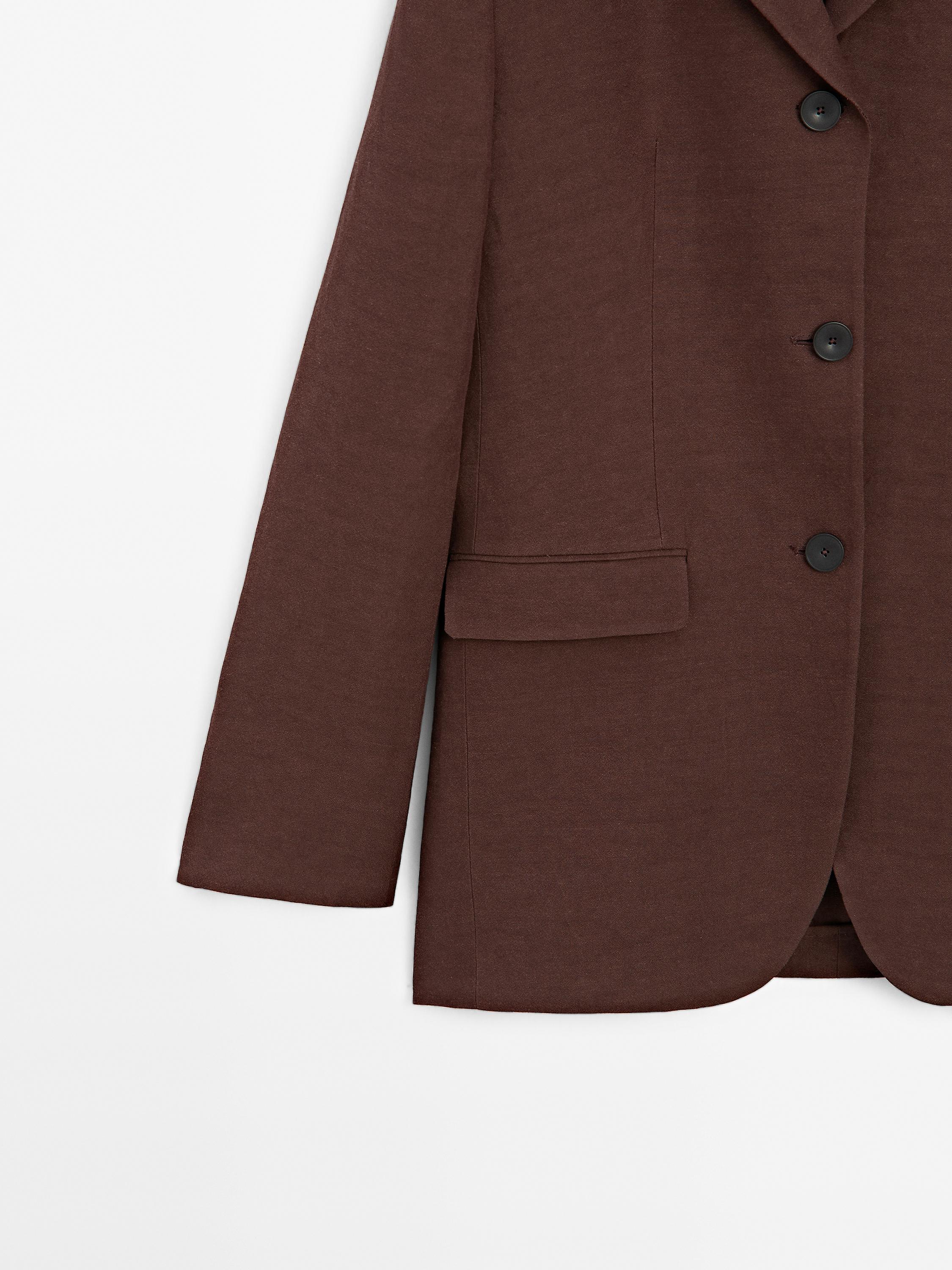 Linen blend suit blazer - Limited Edition