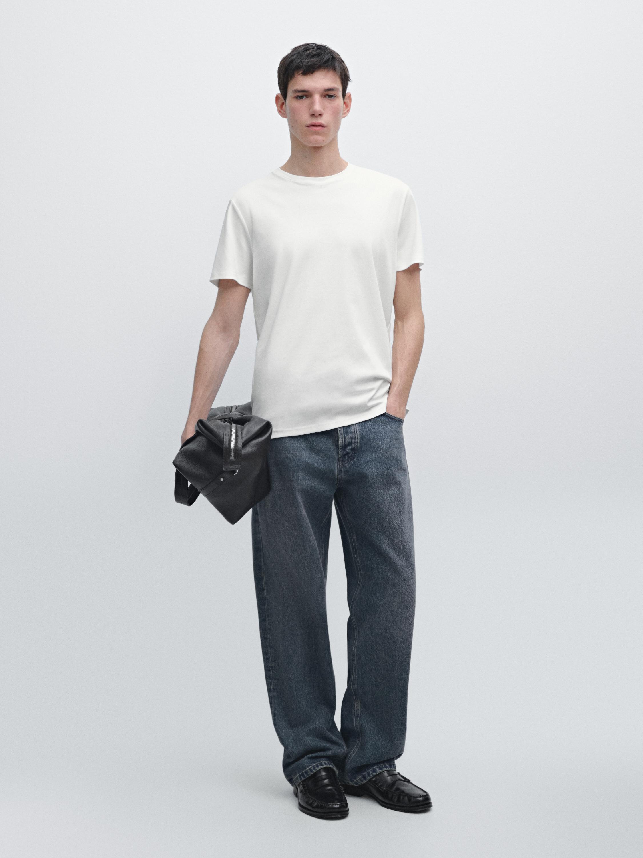 100% mercerised cotton T-shirt