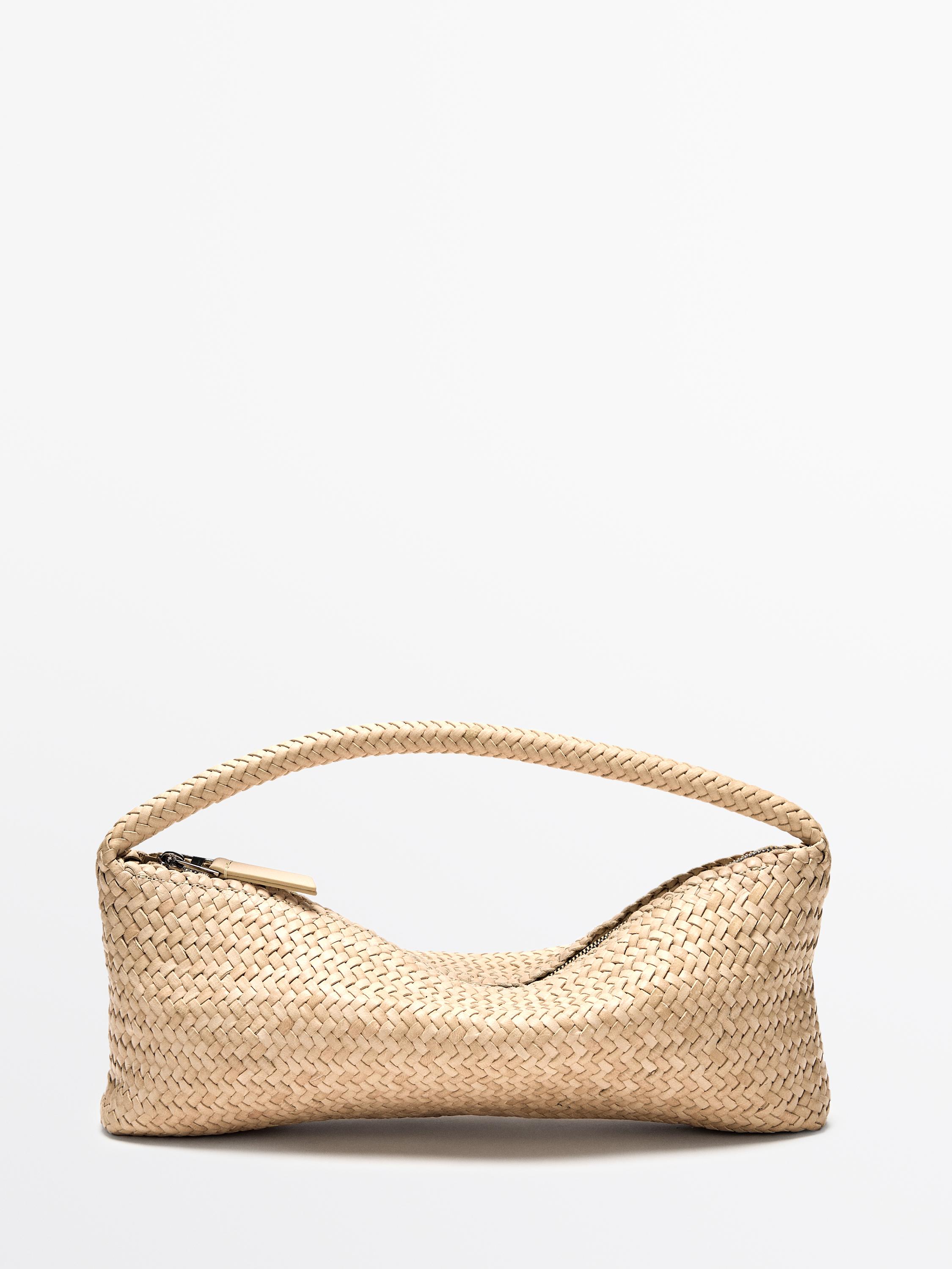 Pletena torba od napa kože