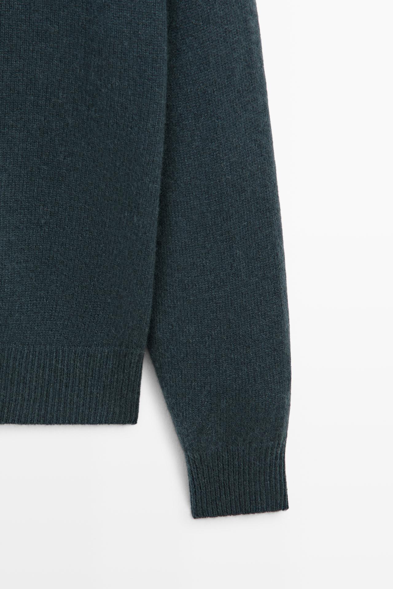 100% cashmere knit cardigan — PETROLEUM