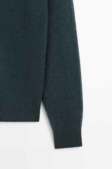 100% cashmere knit cardigan — PETROLEUM 7