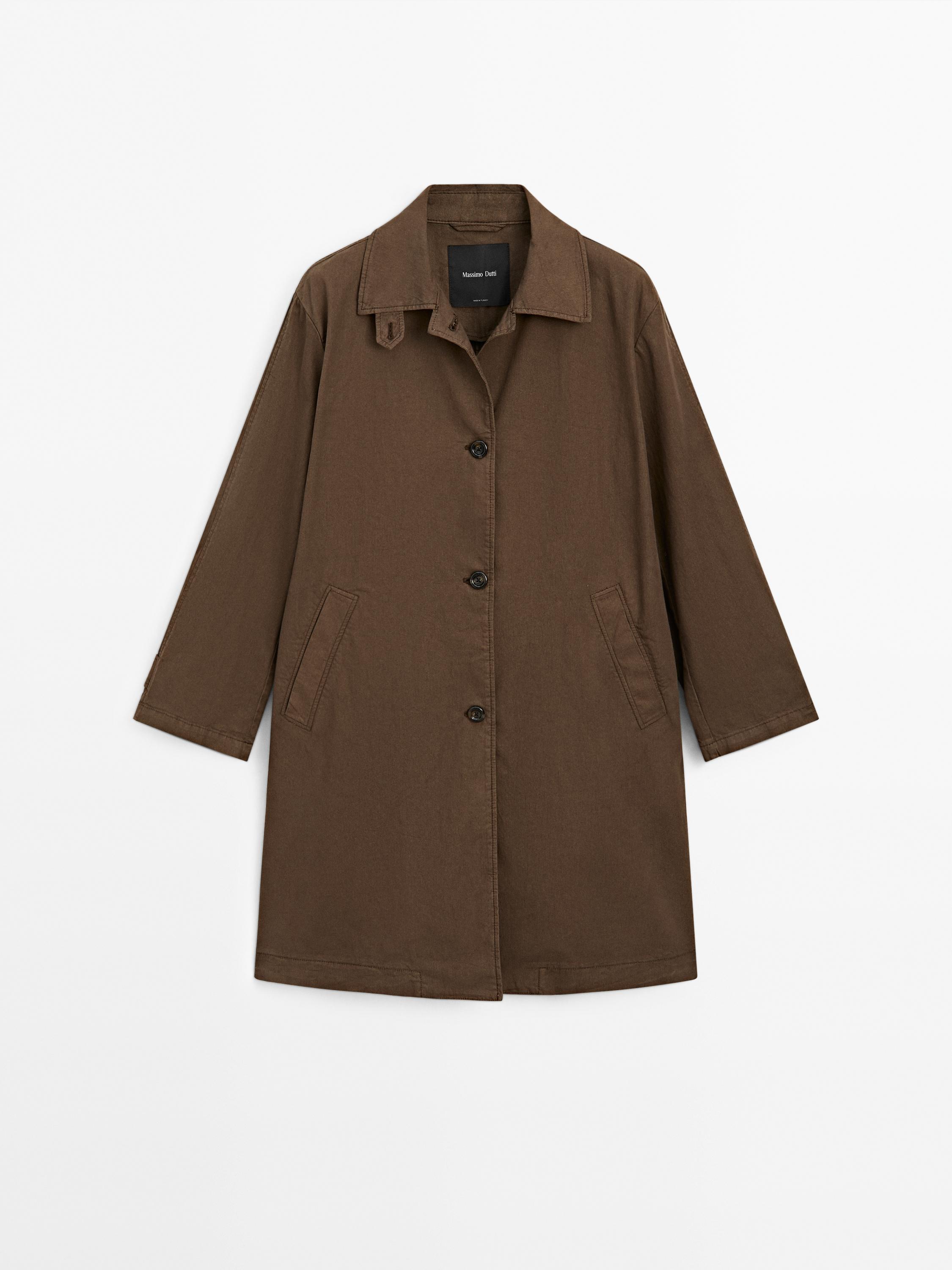Trench en coton mélangé