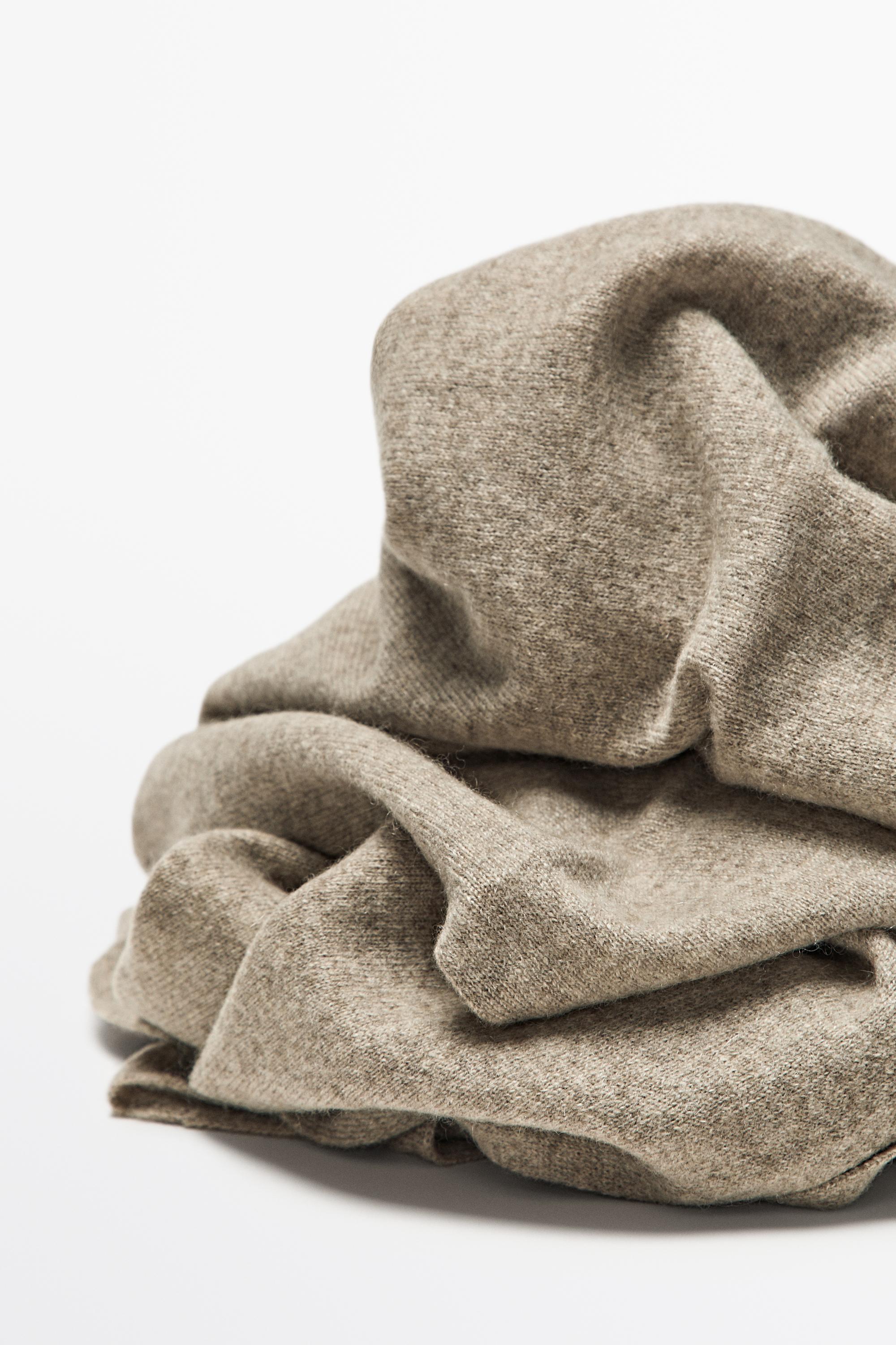 100% Cashmere Scarf — MINK