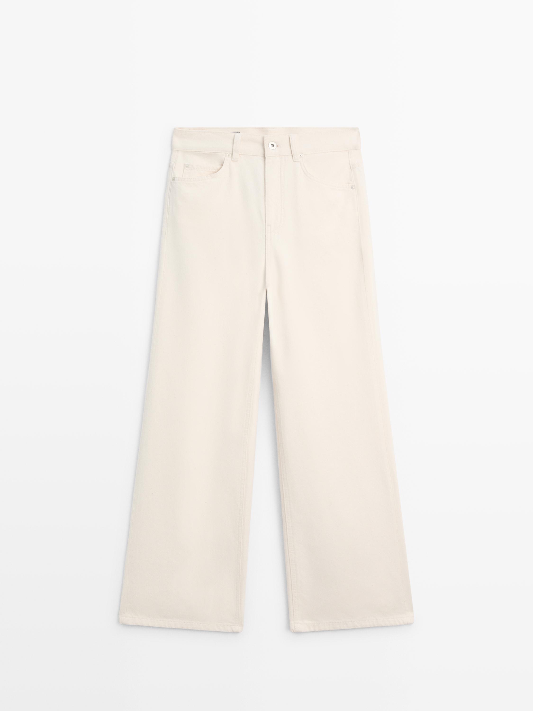 High-waist wide-leg jeans — CREAM