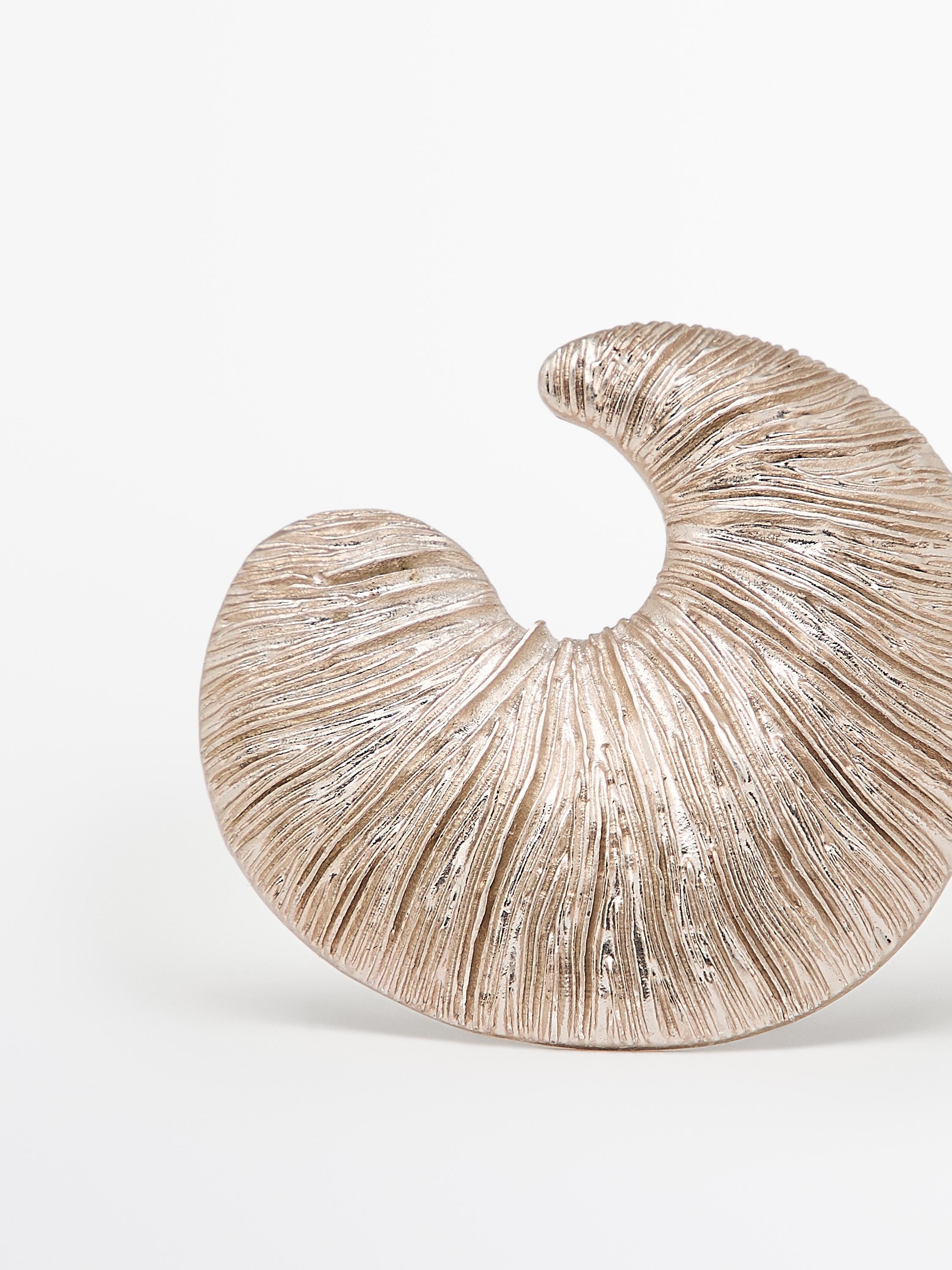 Seashell brooch