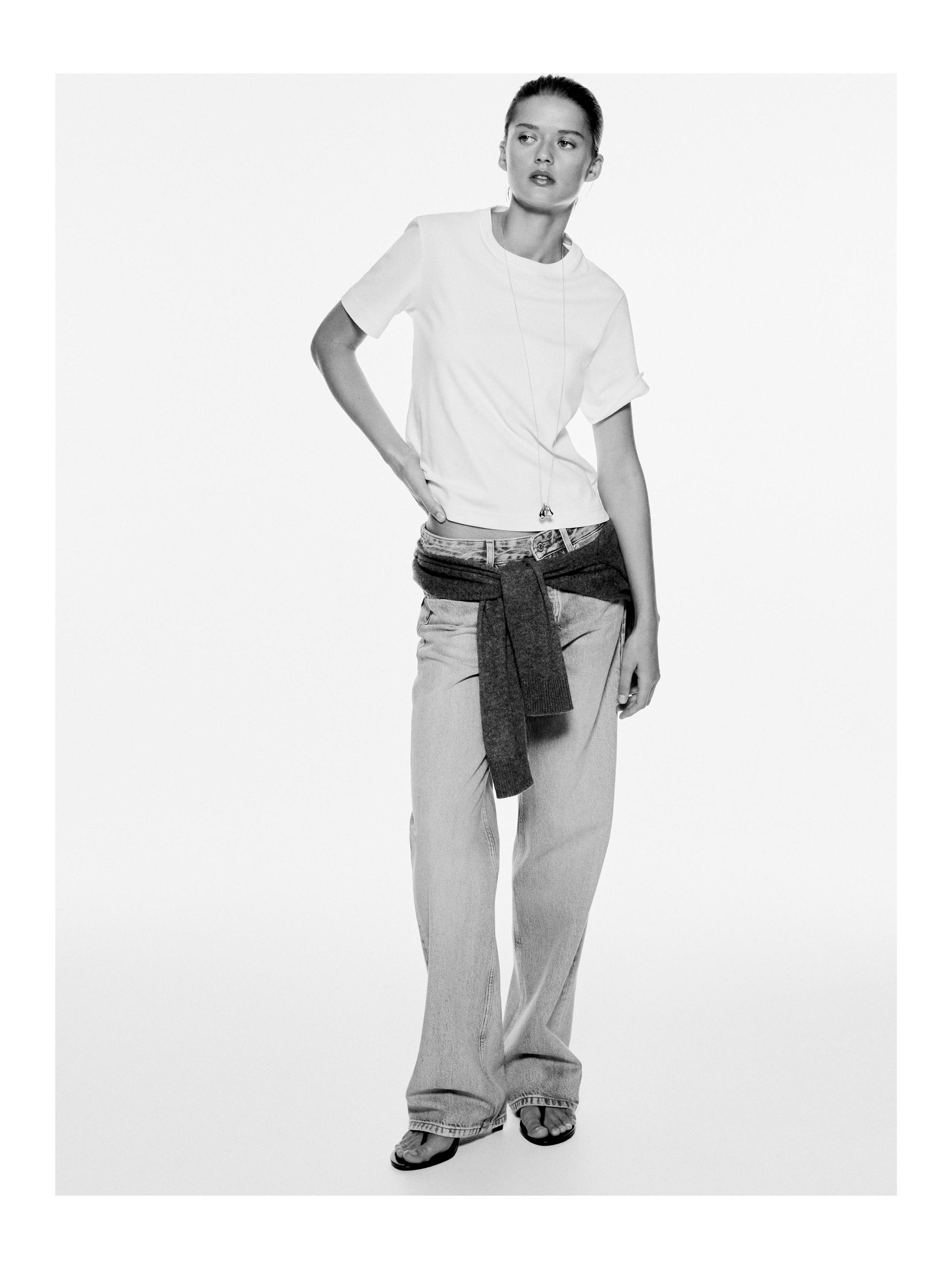 Short sleeve interlock T-shirt — Off white