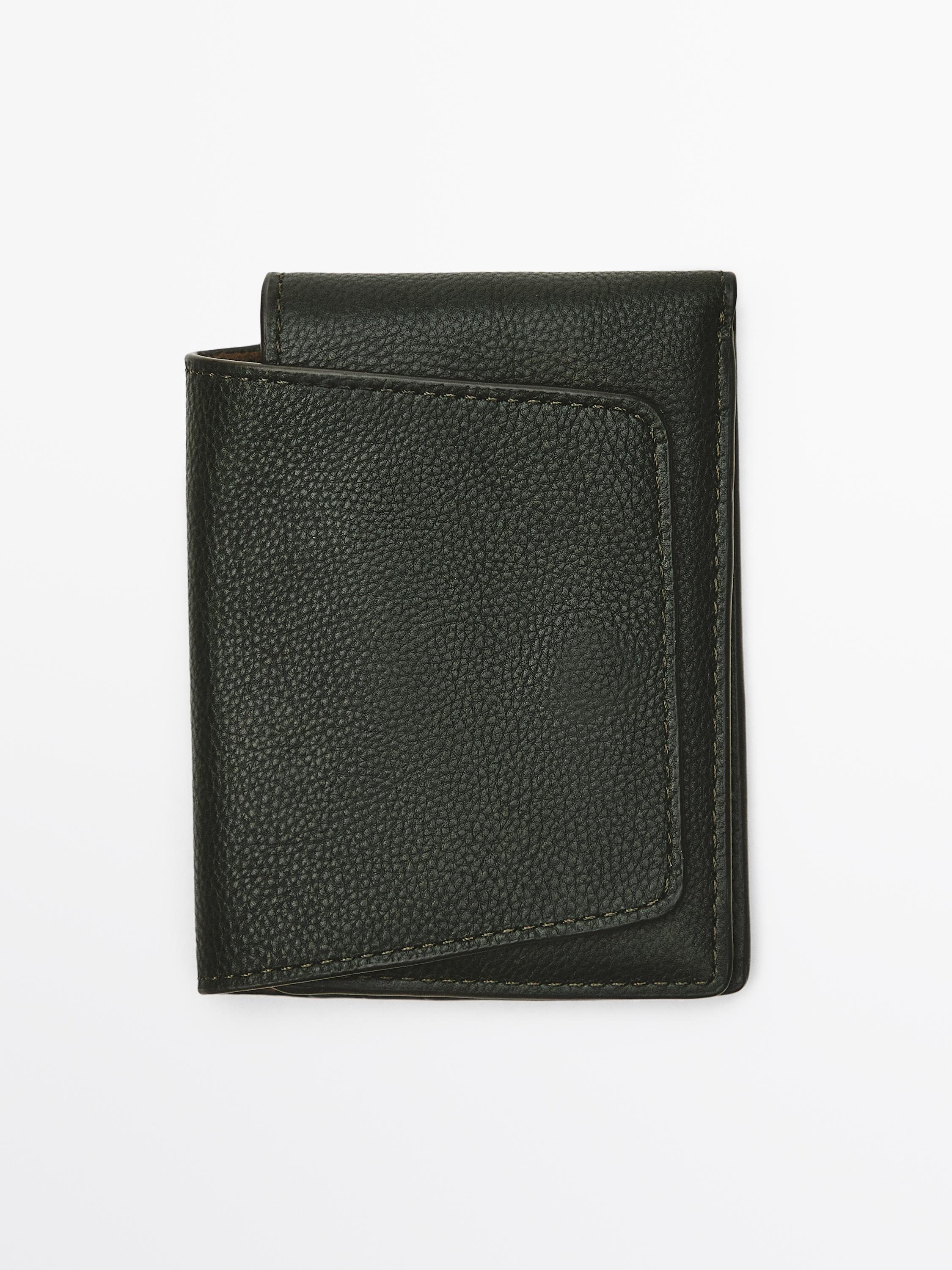 Nappa leather wallet — GREEN