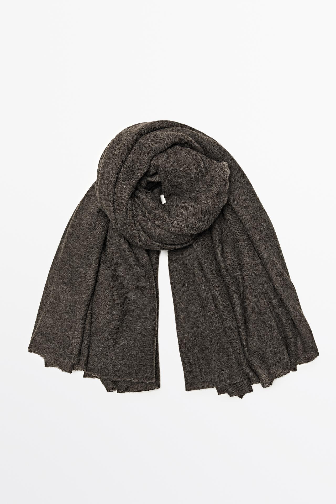 100% Cashmere scarf — BROWN