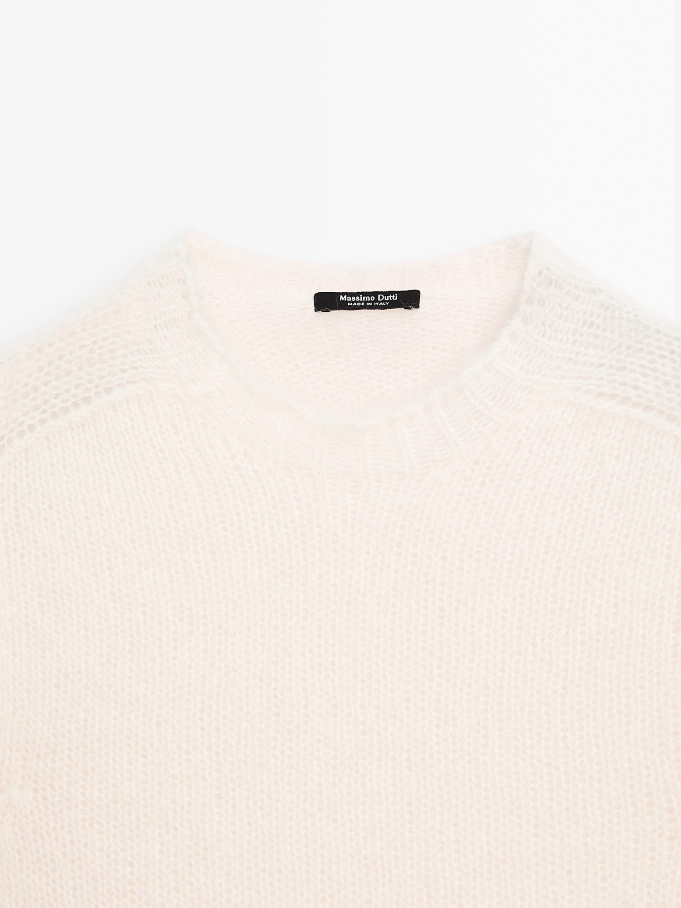 Knit alpaca blend sweater