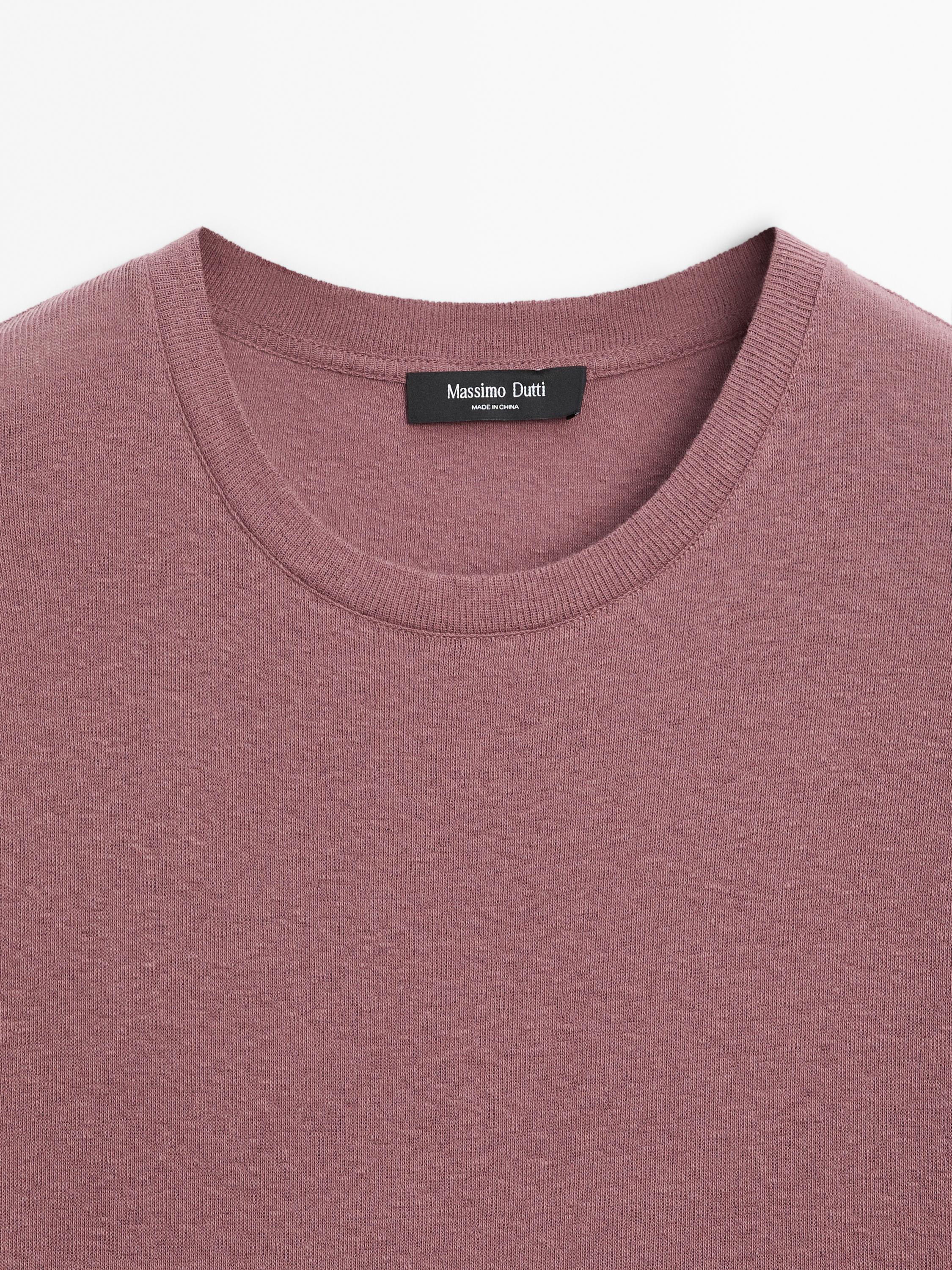 T-shirt à manches courtes en coton mélangé