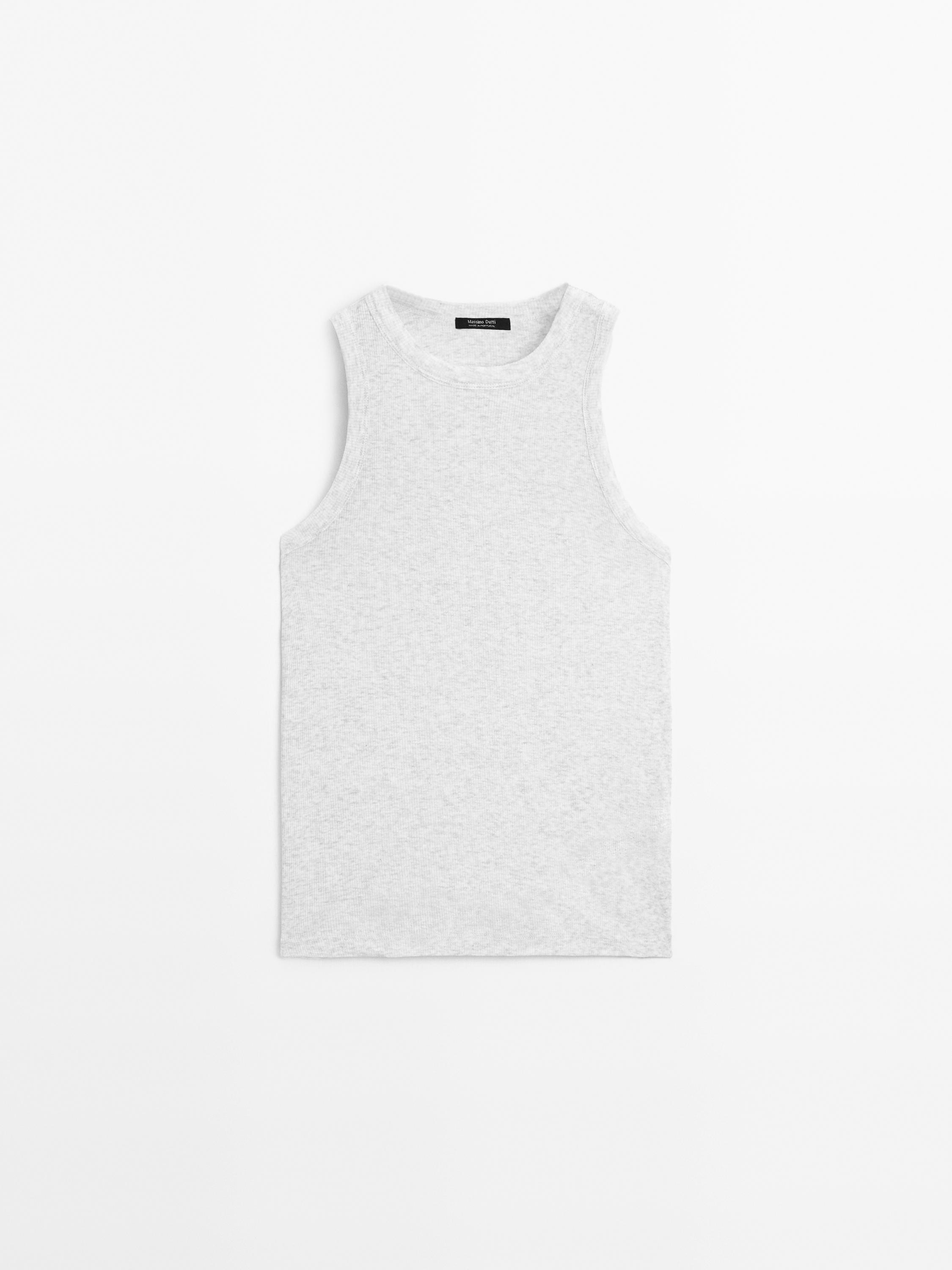 100% cotton halter top