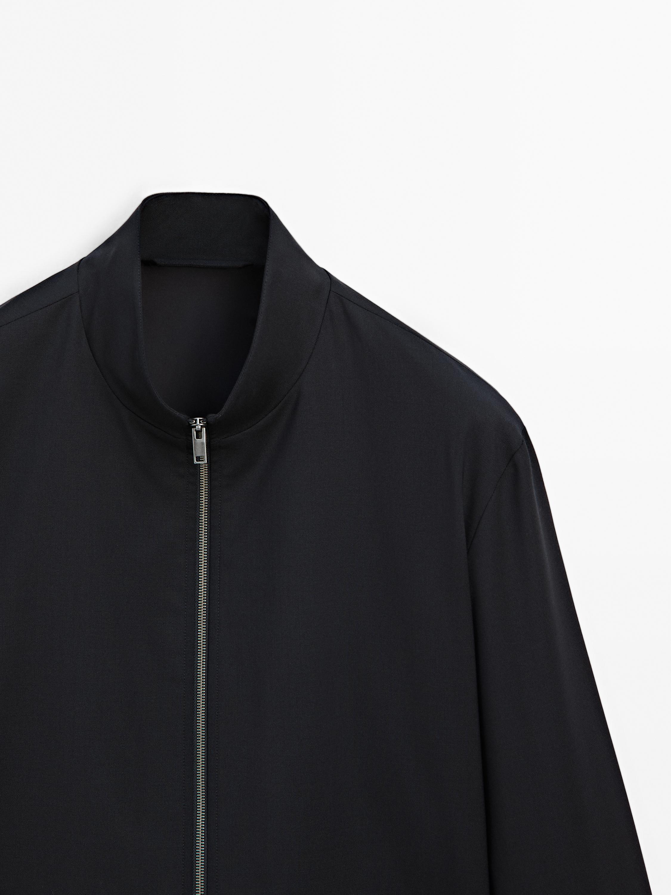 Wool blend jacket