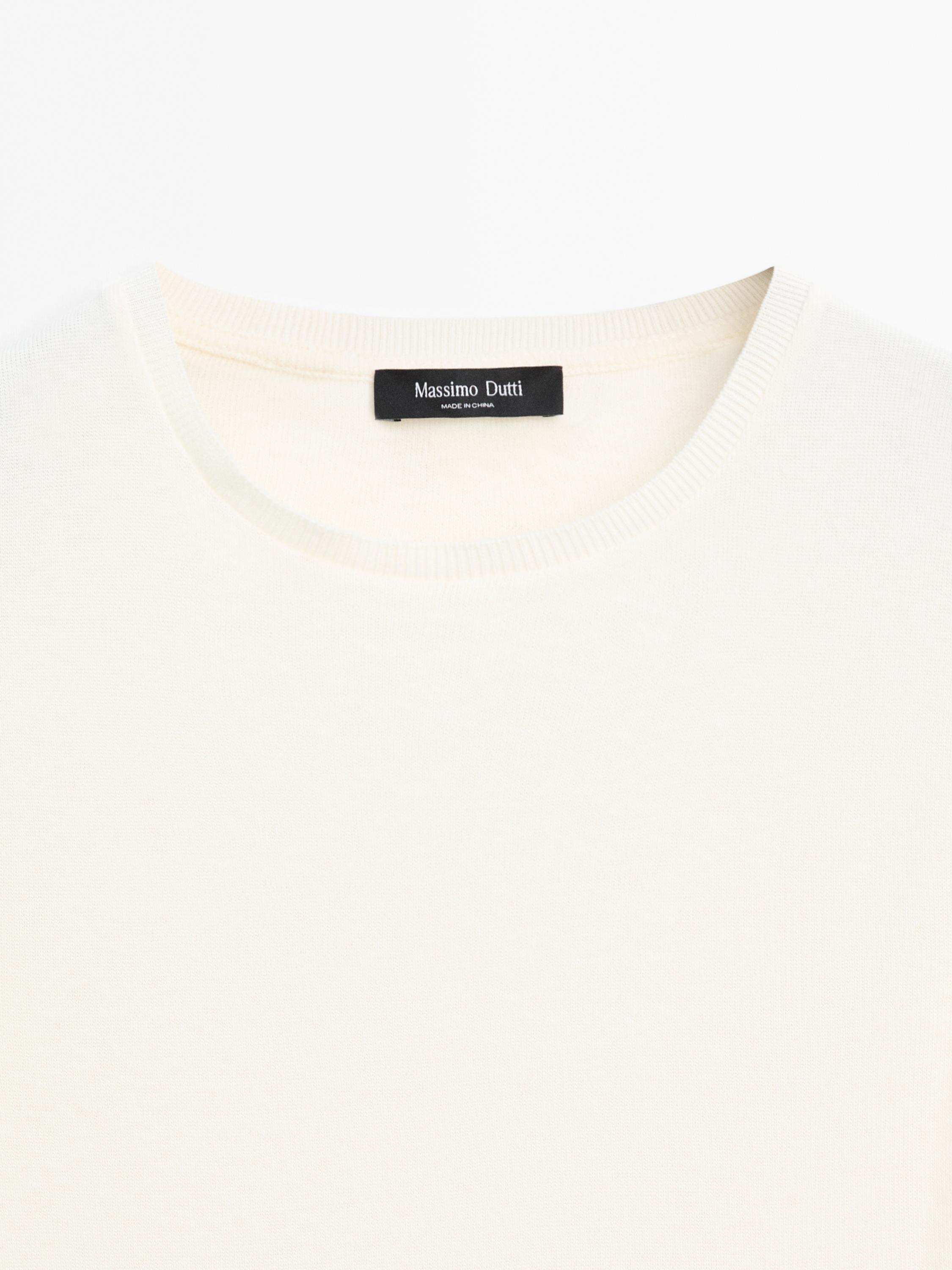 T-shirt à manches courtes en coton mélangé