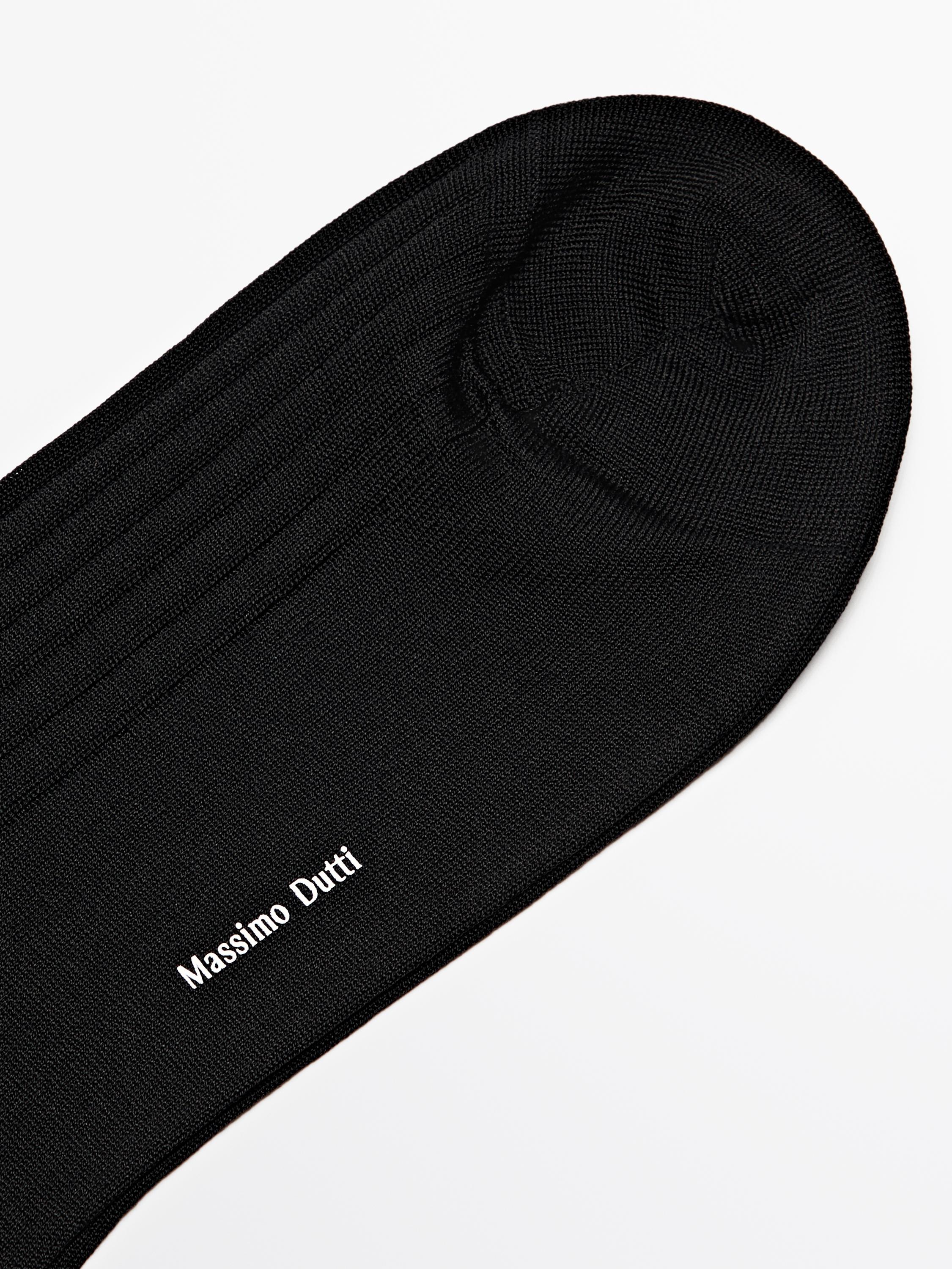 Calcetines vestir canalé