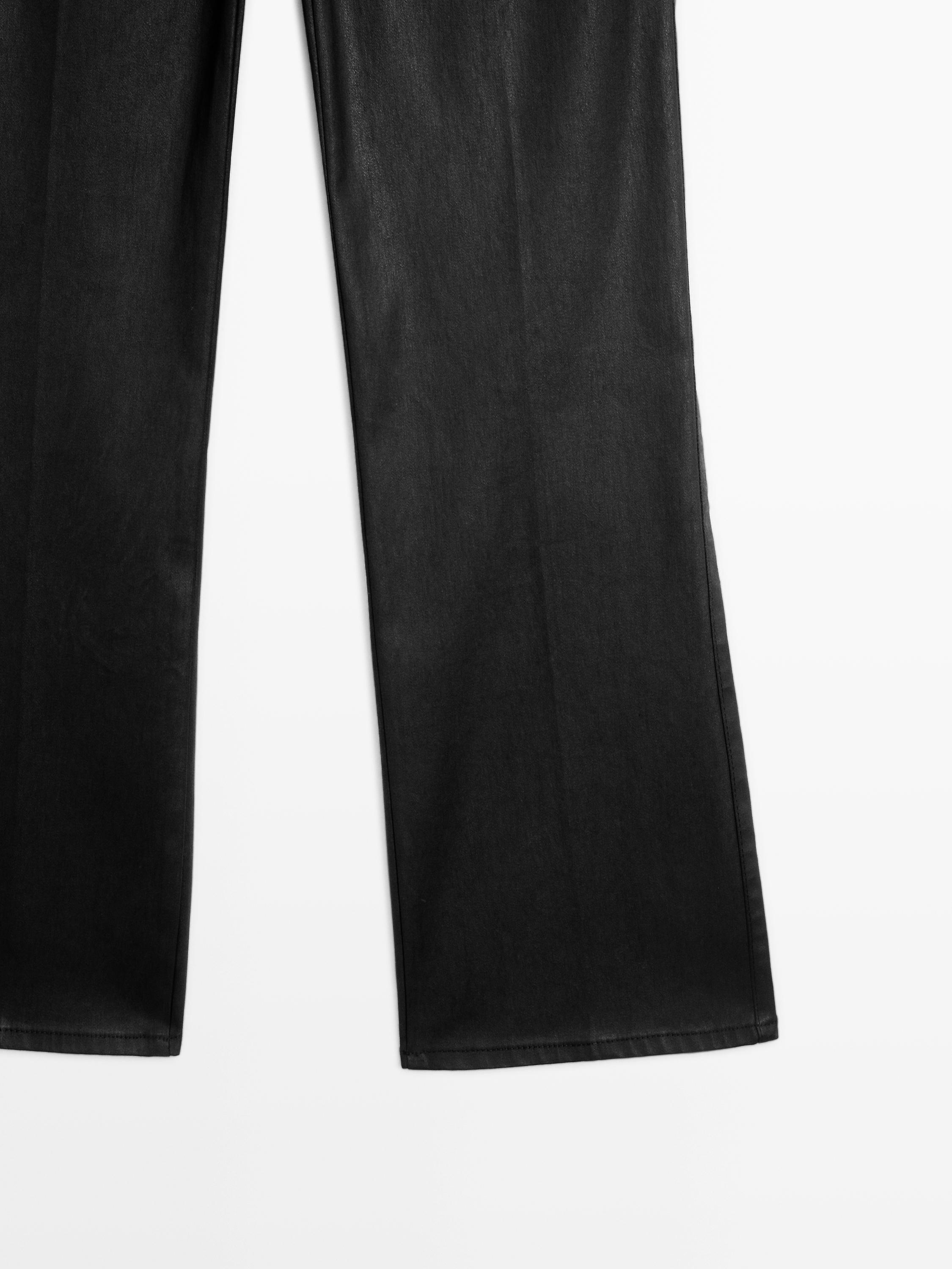 Flared cropped trousers