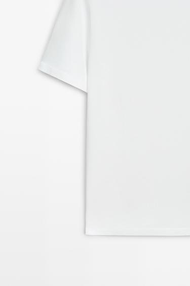 100% cotton short sleeve T-shirt — Off white 7