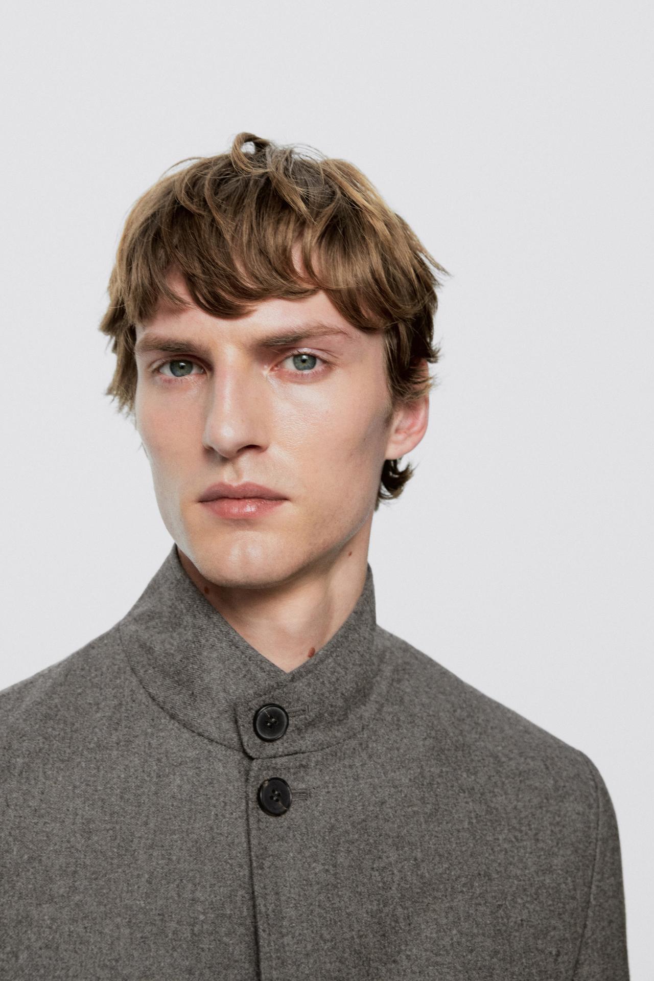 100% wool total look overshirt - LIMITED EDITION — MEDIUM ECRU