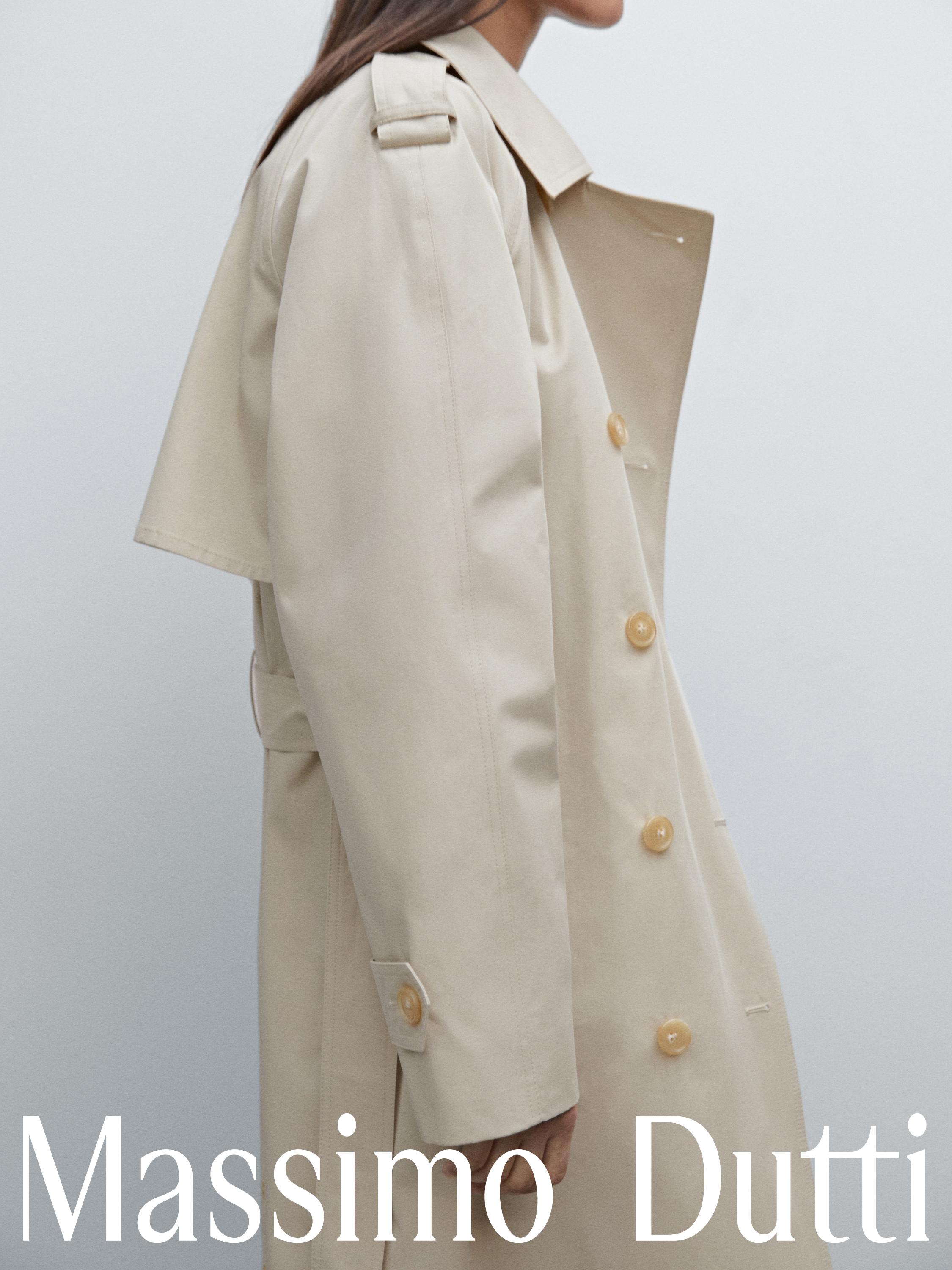 Classic water-repellent trench coat · Beige, Green · Coats