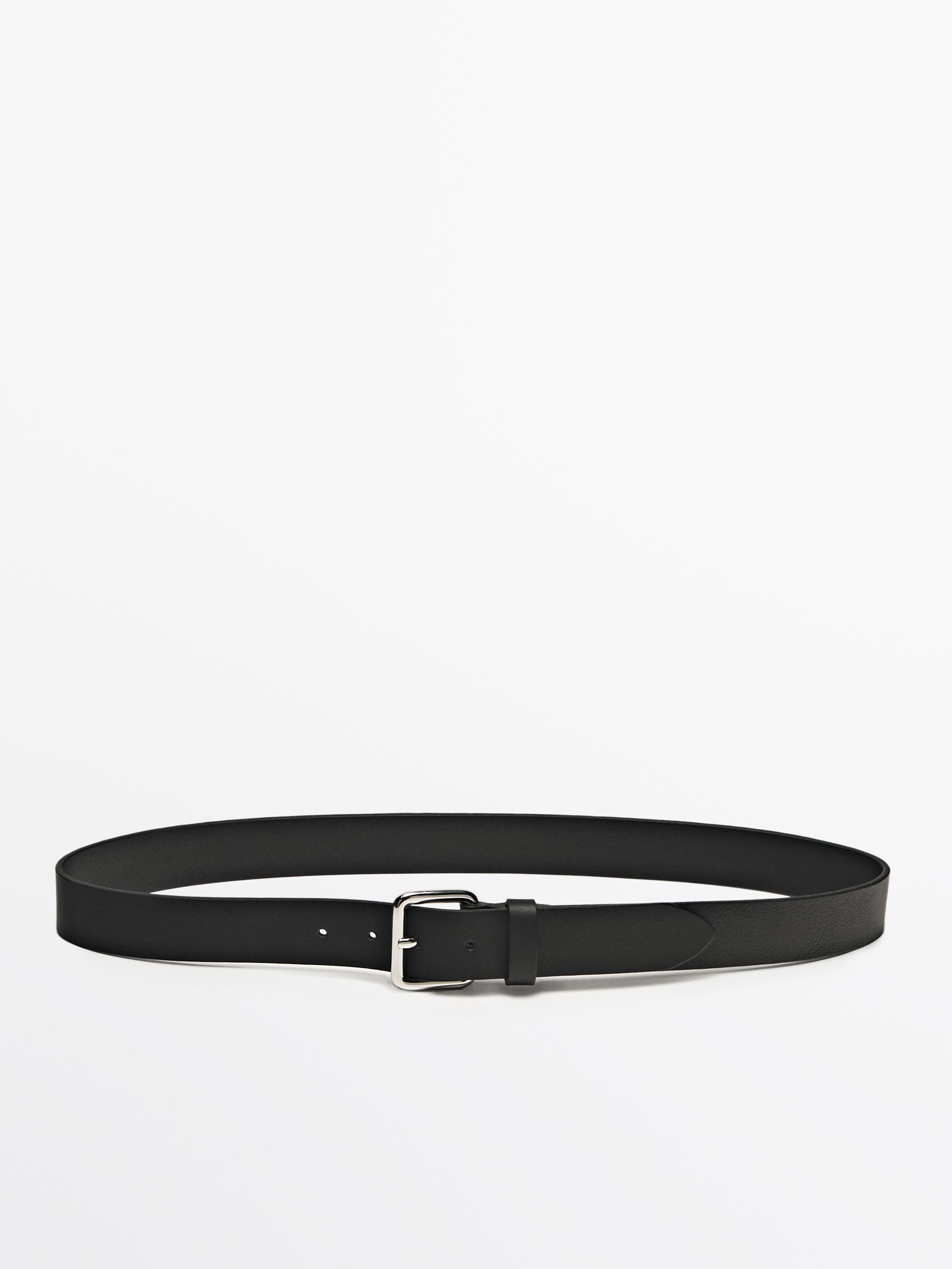 Soft nappa leather belt