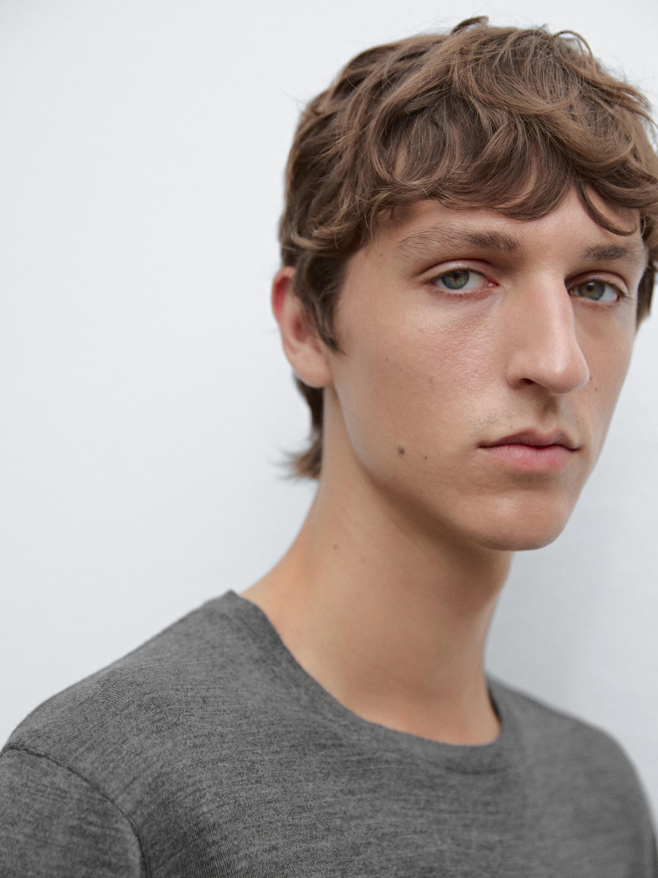 100% merino wool knit sweater