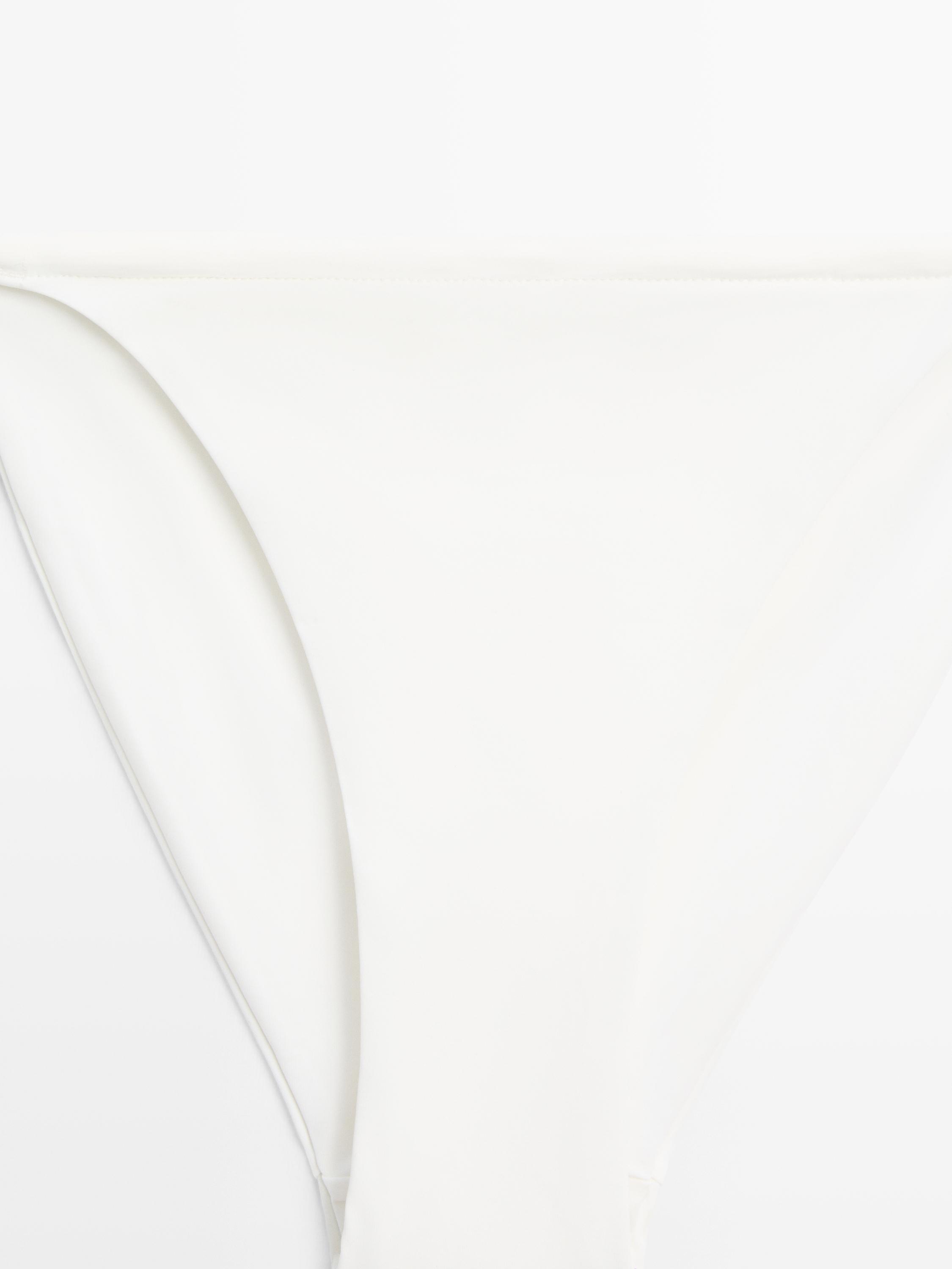 Gathered bikini bottoms — Off white