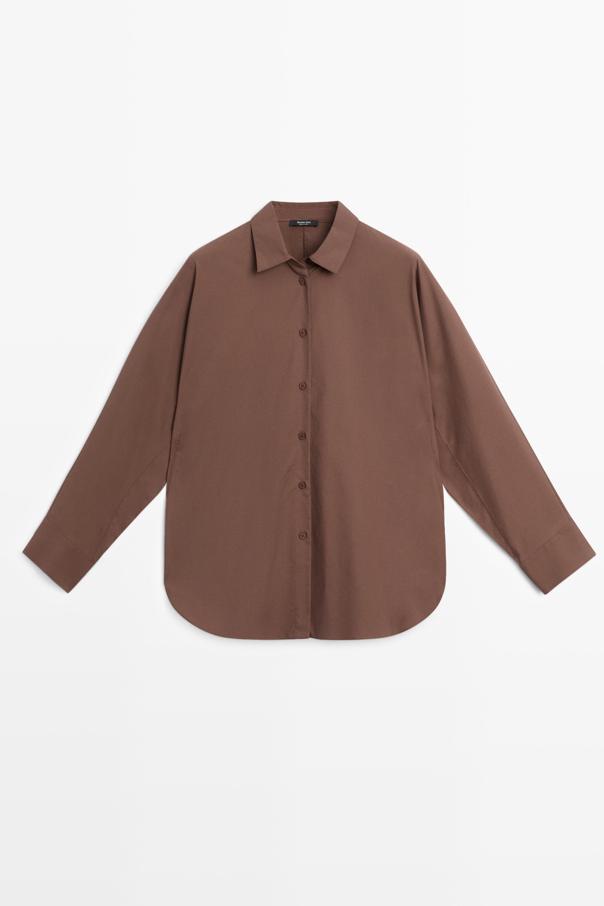Chemise en popeline de coton