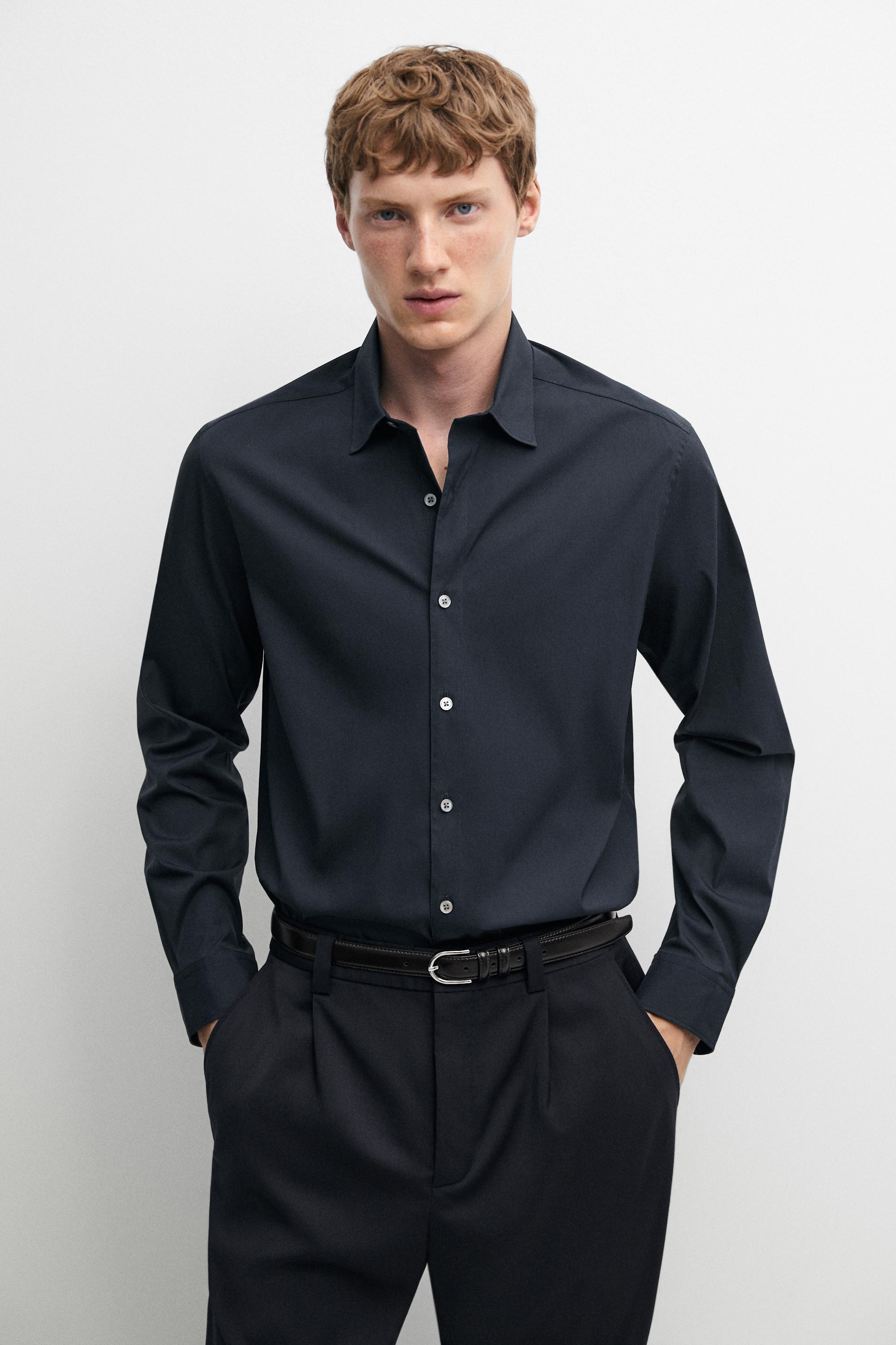 Slim fit stretch shirt