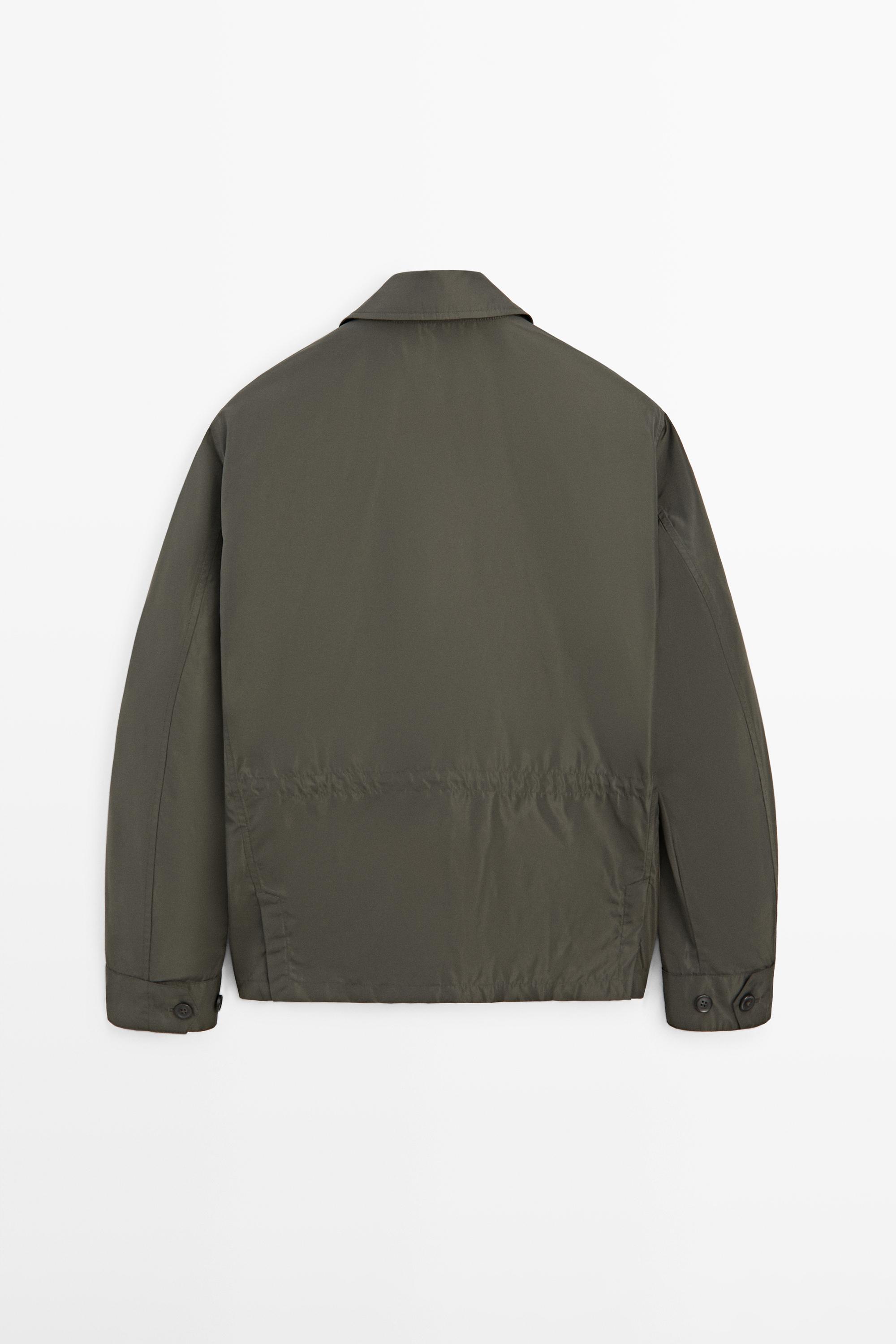 Lightweight jacket with pockets — KHAKI