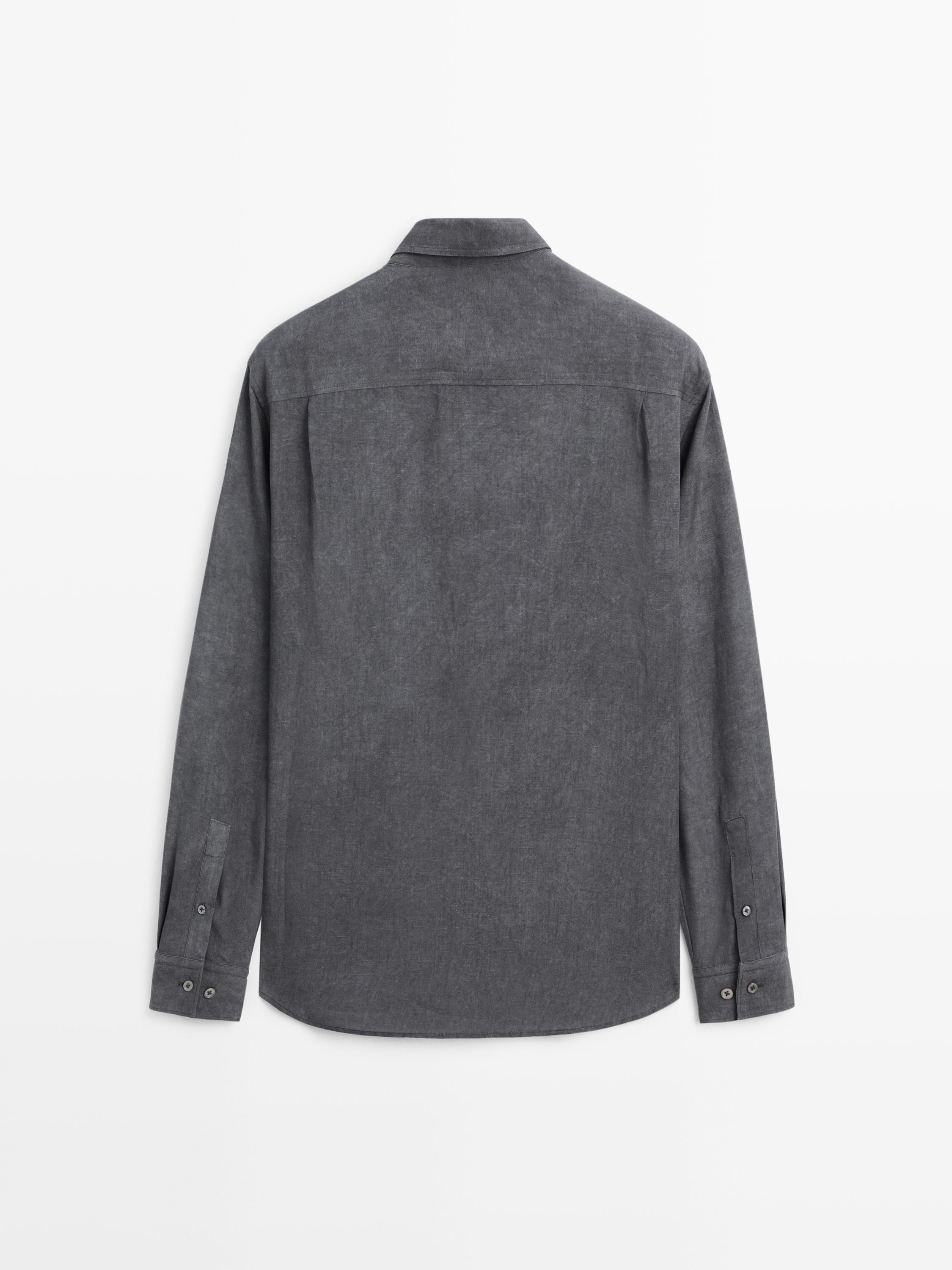 Regular fit flowing shirt