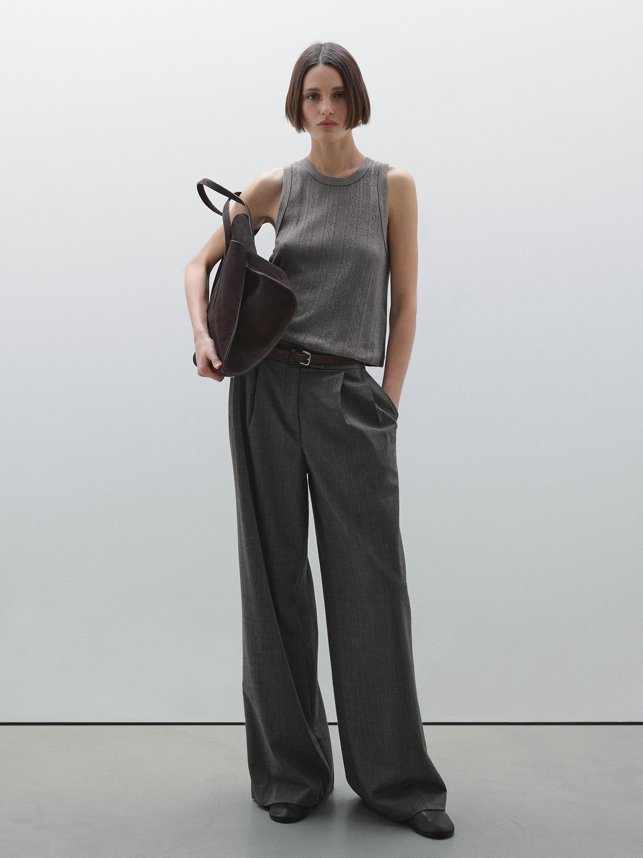 توب محاك بتخريمات من القطن المخلوط