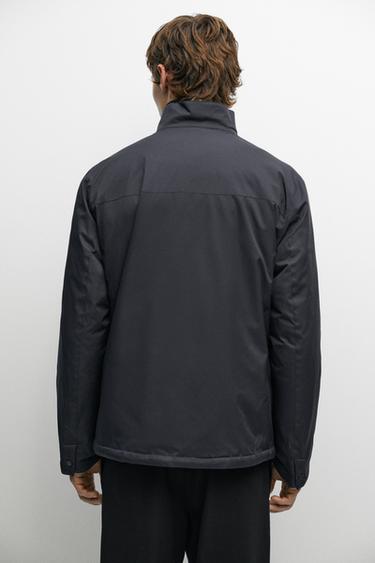 Stand-up collar down jacket — Sky blue 5