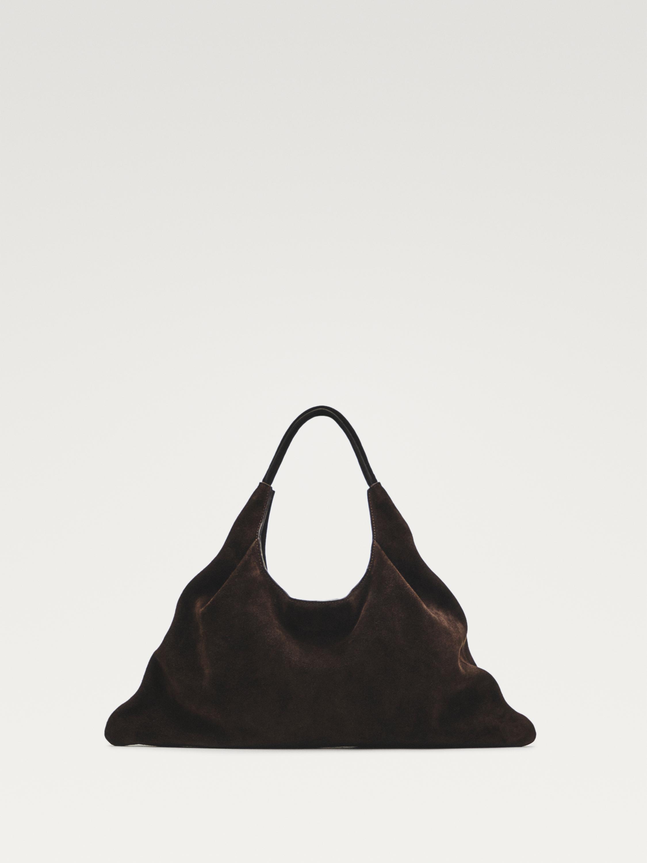 Mala tote bag média em pele croute - EDIÇÃO LIMITADA