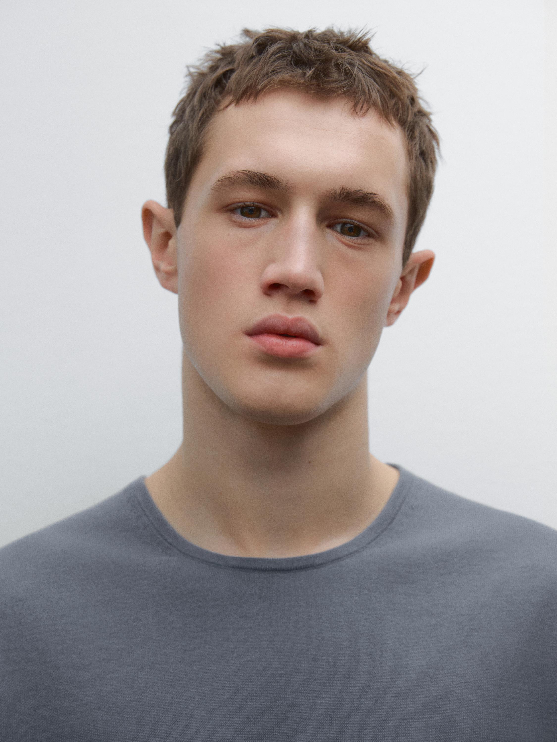 100% cotton fine knit sweater
