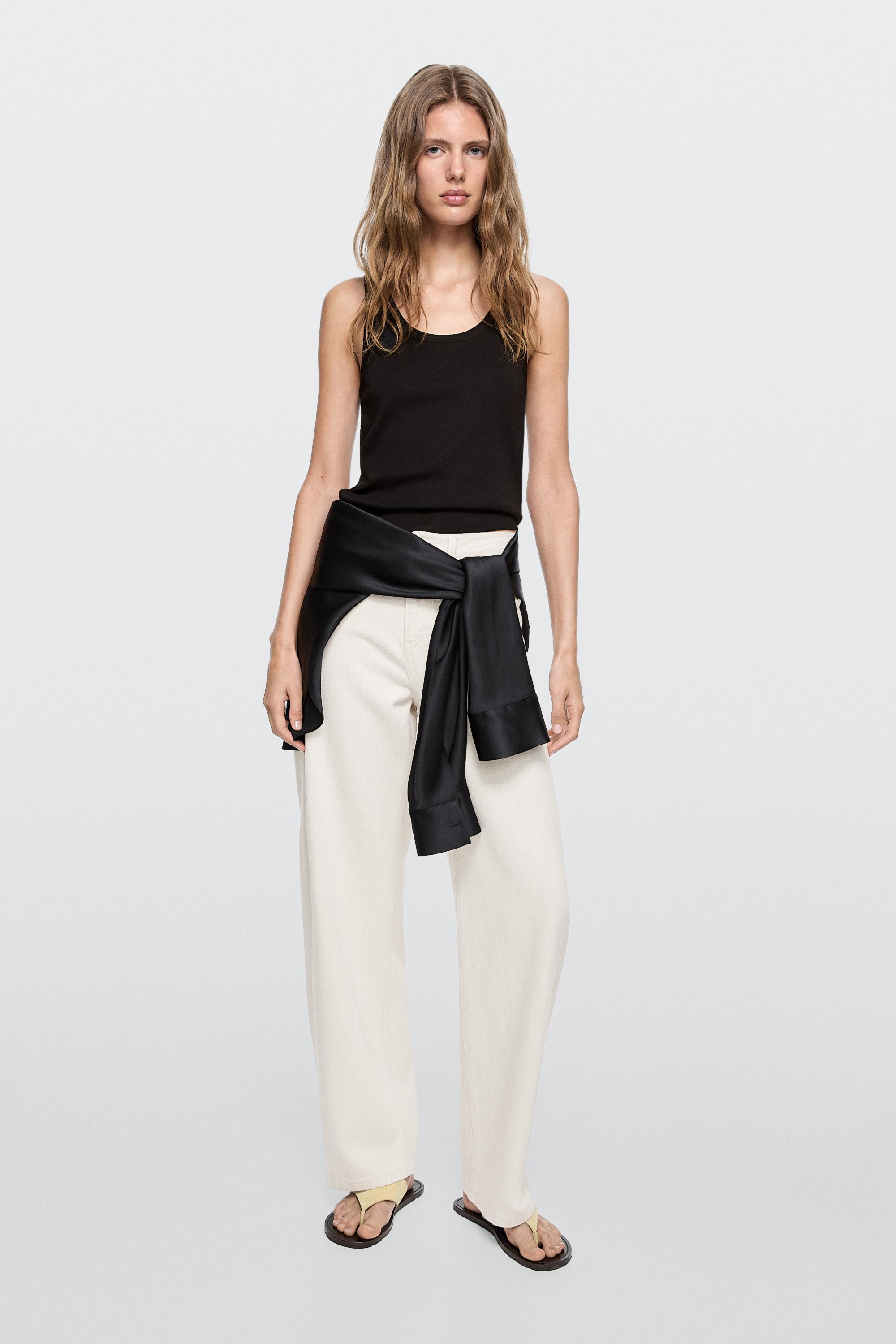 High-waist barrel fit jeans — CREAM
