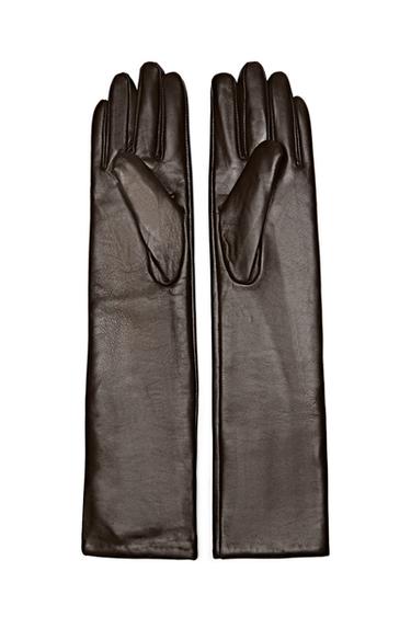 Long nappa leather gloves - LIMITED EDITION — BROWN 6