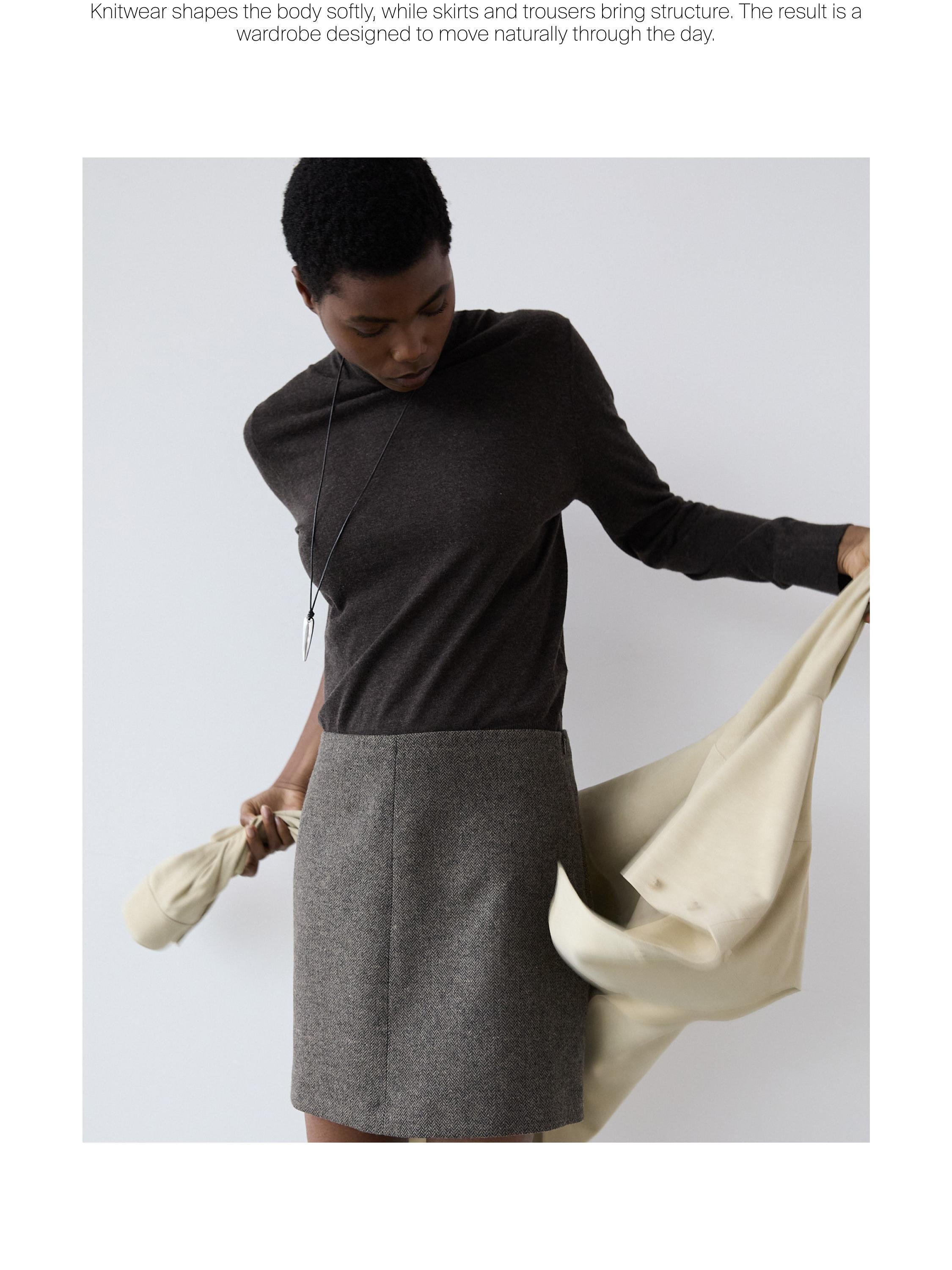 Suede leather shirt — SAND