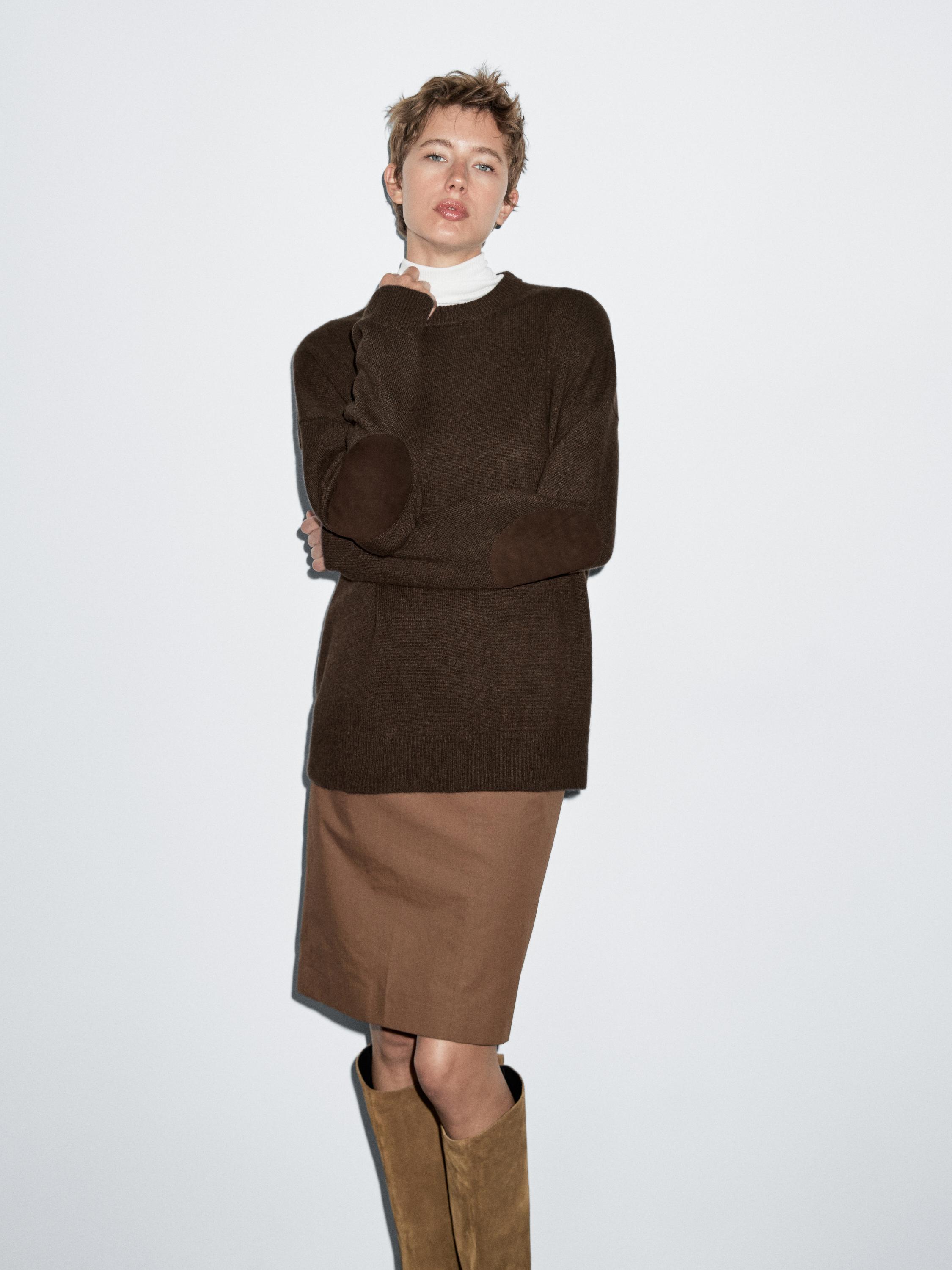 Jersey oversized coderas 100% cashmere