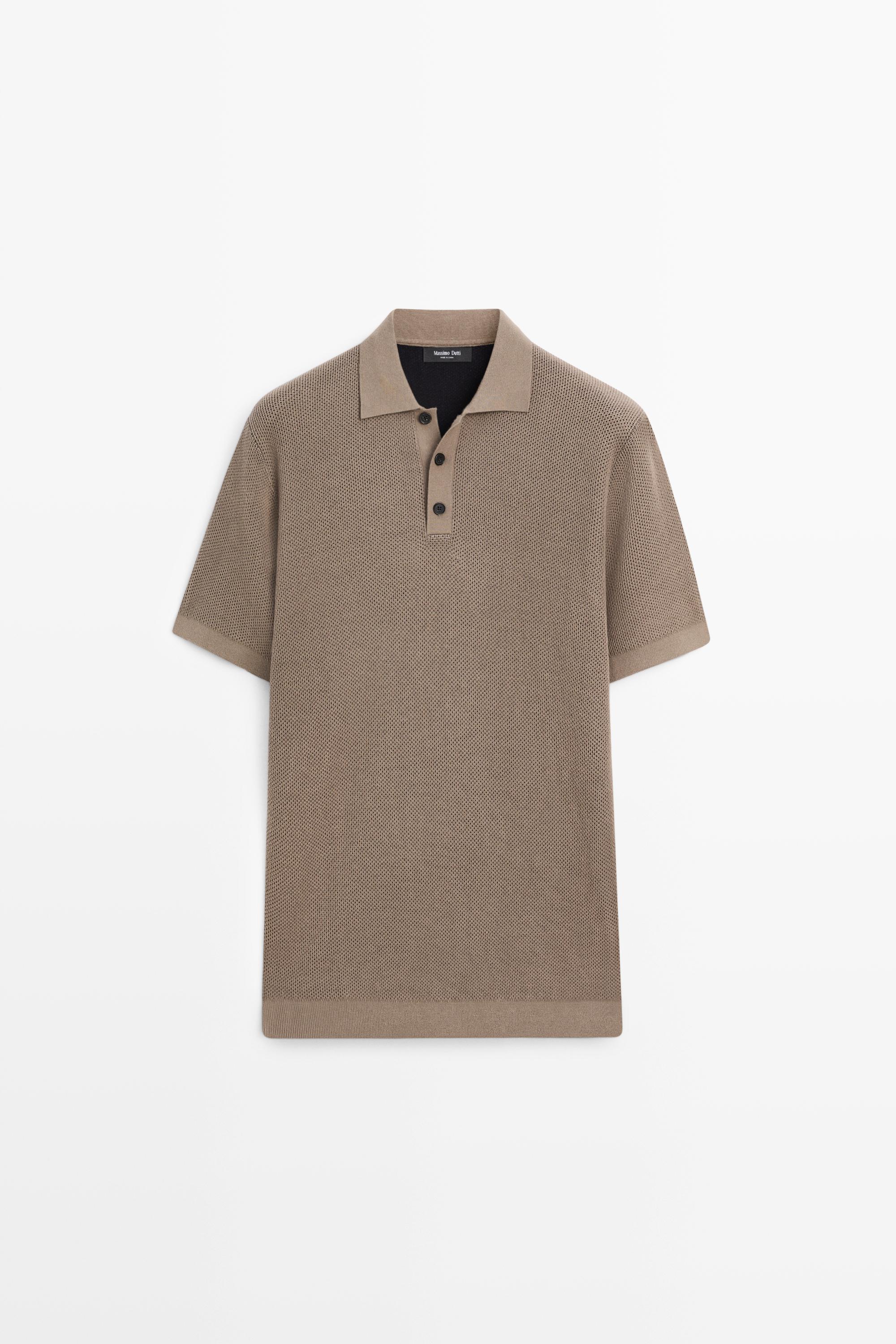 100% Cotton Textured Polo Shirt
