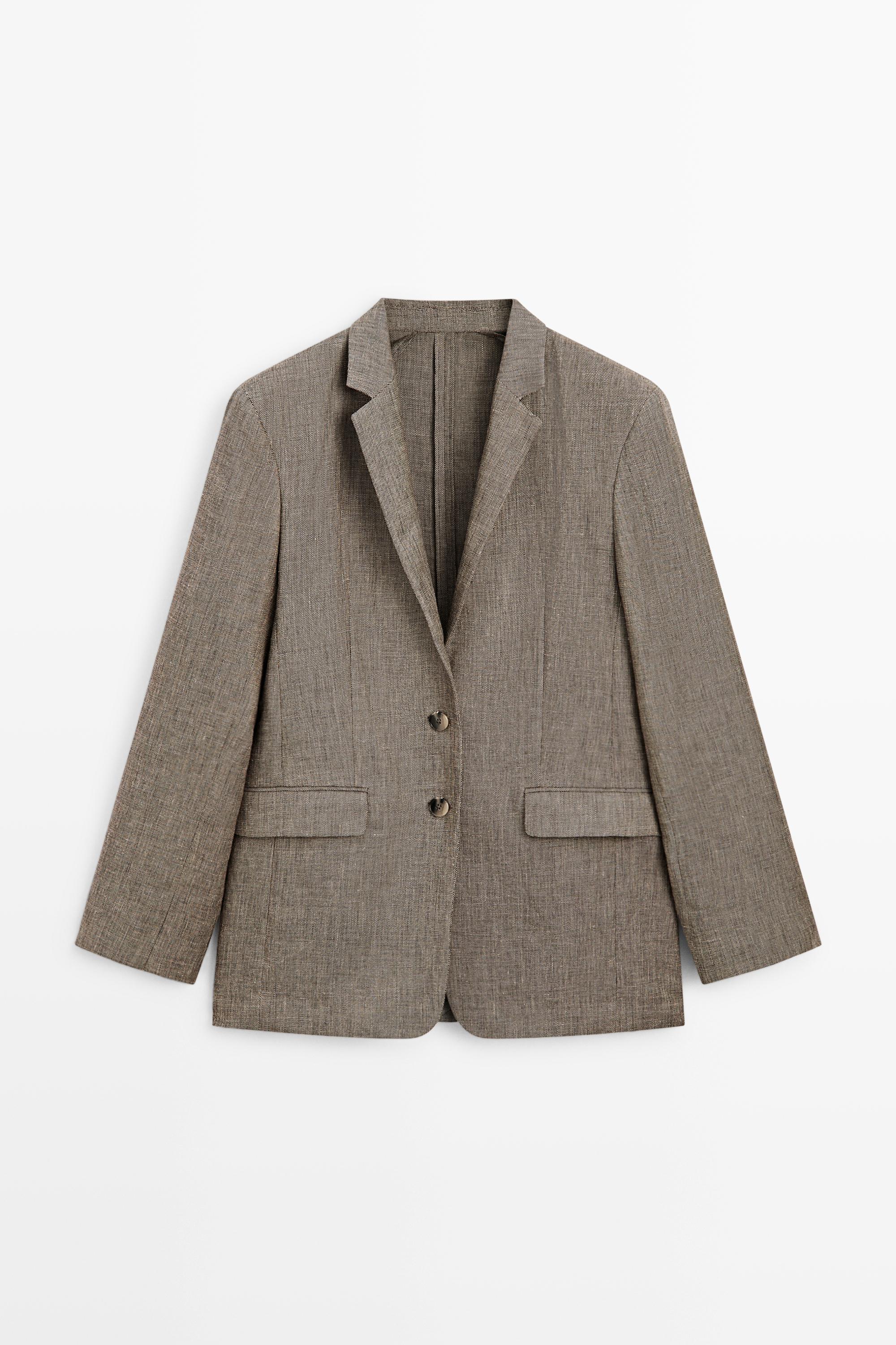 Mottled blazer - STUDIO — GREENISH