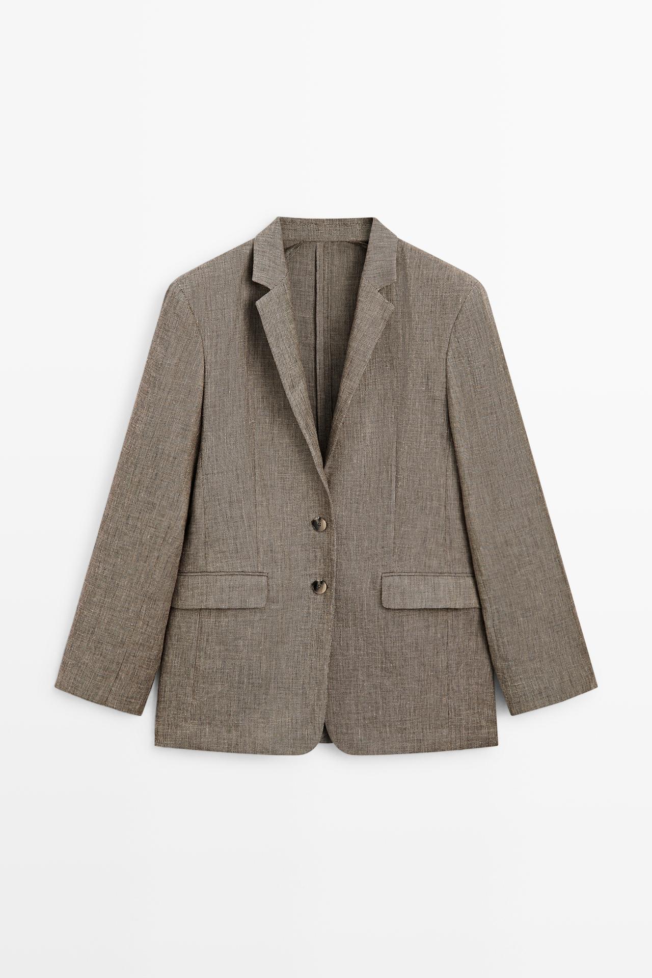 Mottled blazer - STUDIO — GREENISH