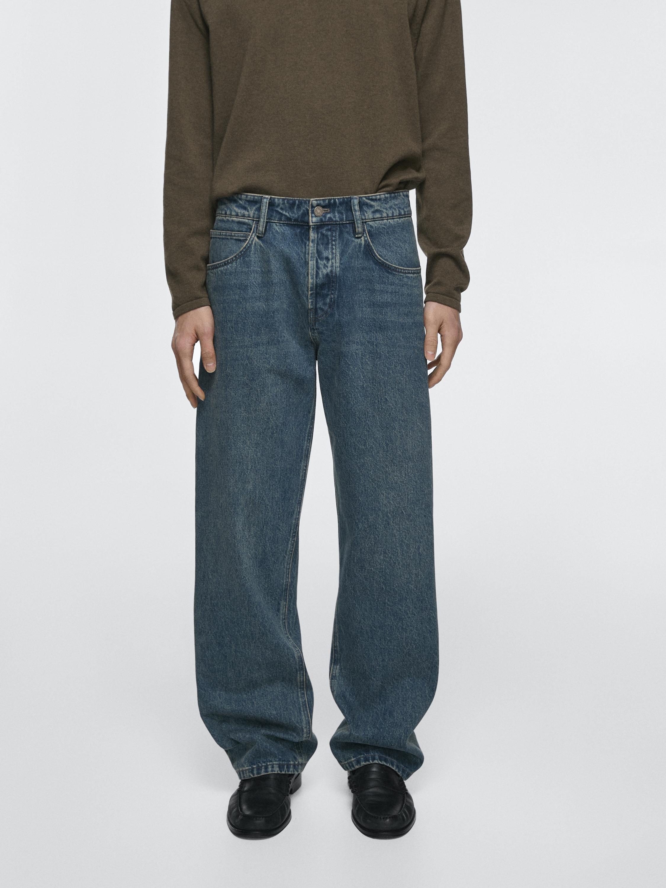 Wide-leg jeans — MEDIUM BLUE