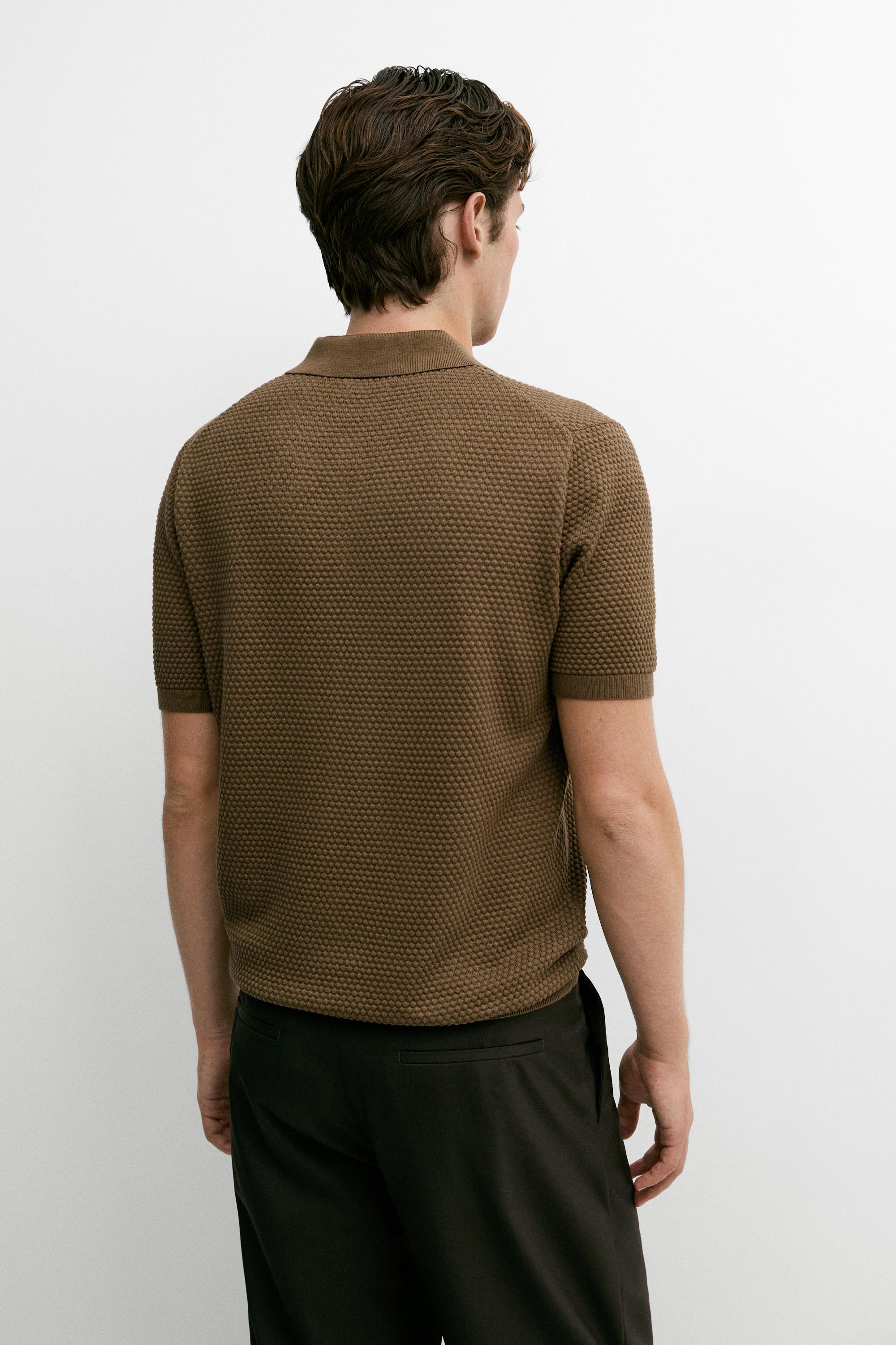 100% Cotton Short Sleeve Knit Polo — OCHRE