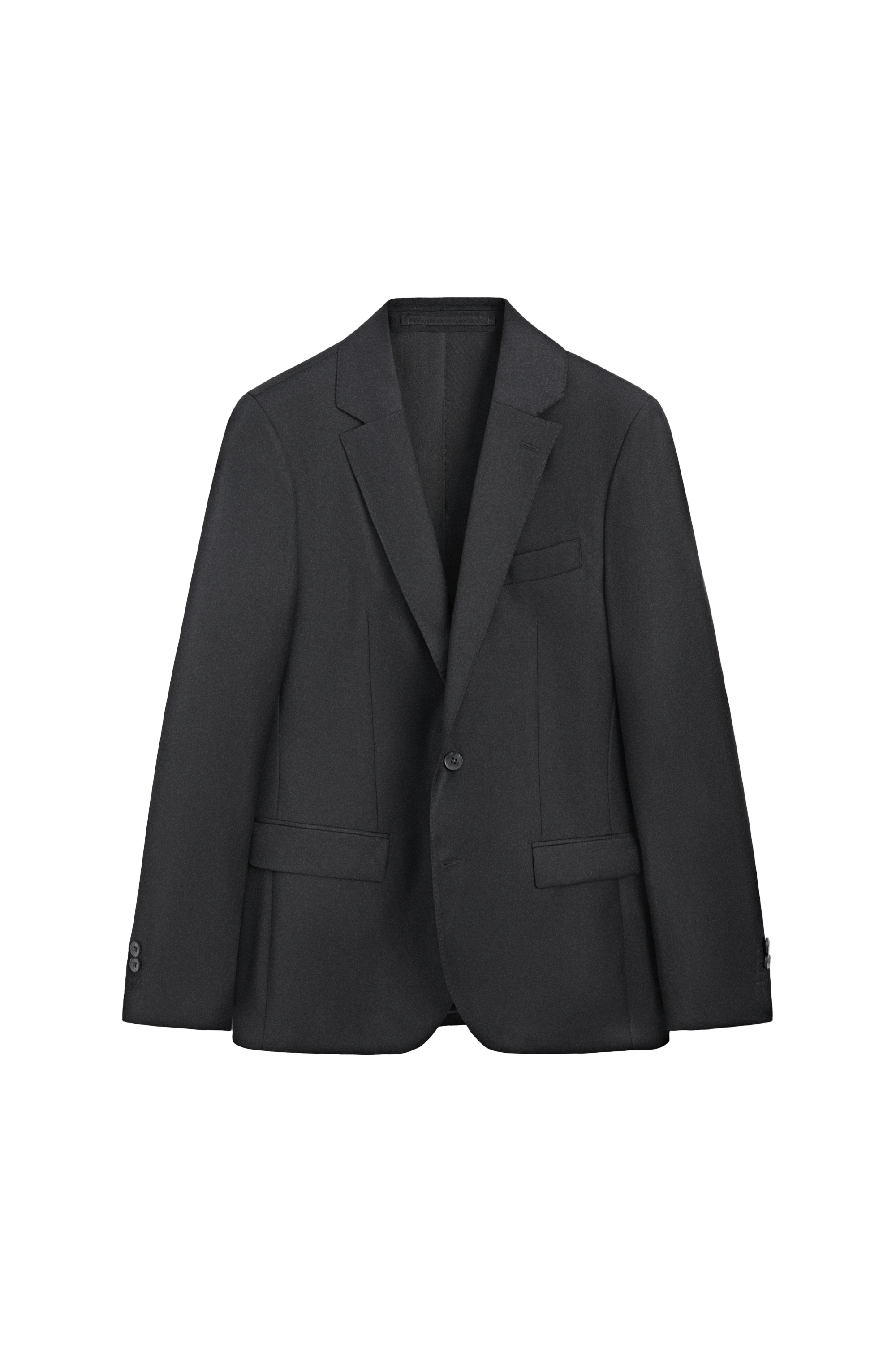 Massimo Dutti %100 yün takım elbise ceketi görsel 8