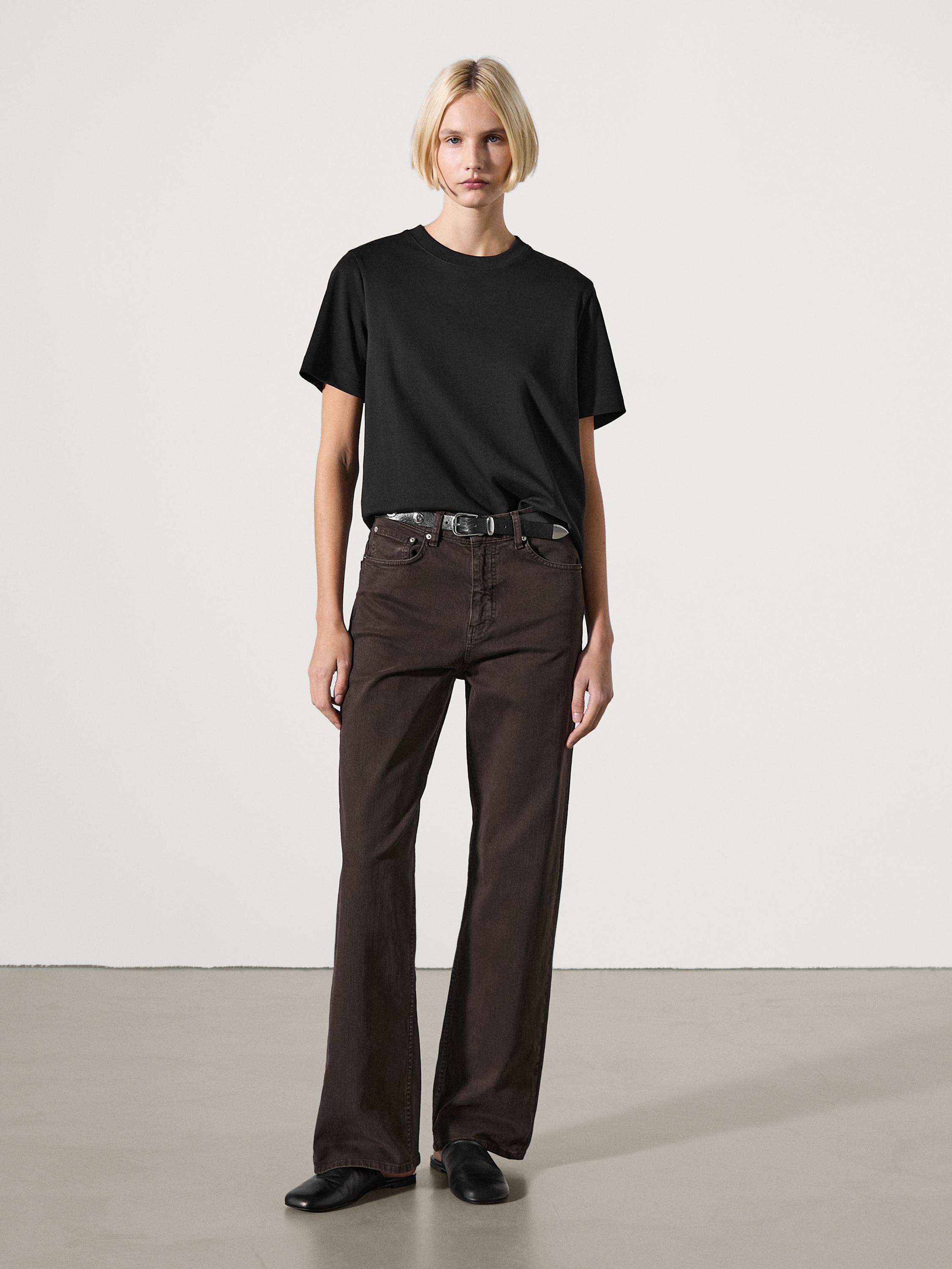 Short sleeve interlock T-shirt — BLACK